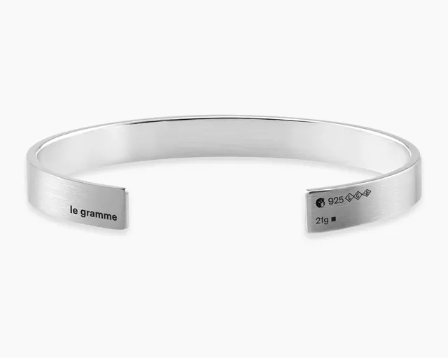 le-gramme-bracelet-ruban-le-21g-argent-7-mm image 1