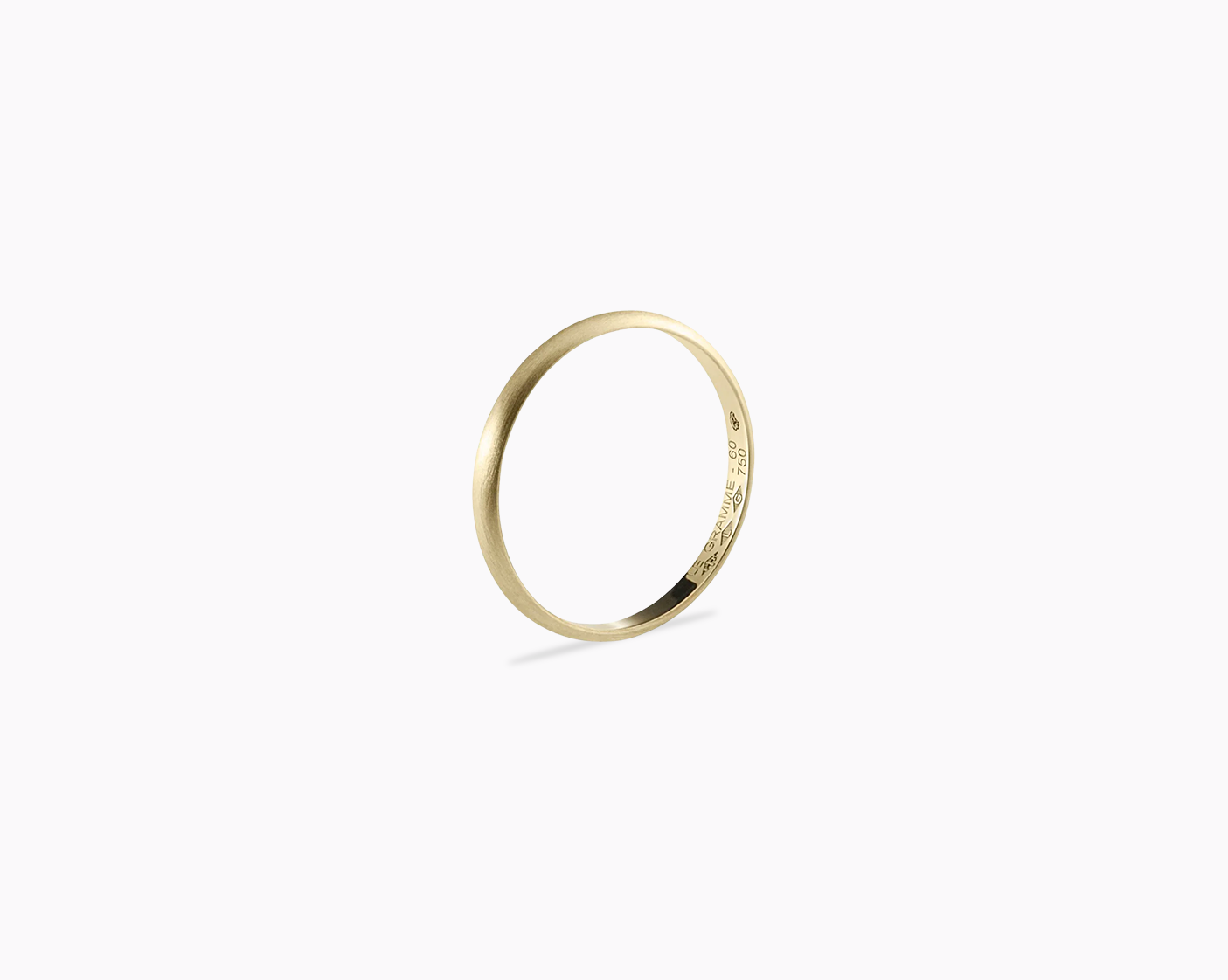 le-gramme-bague-demi-jonc-la-2g-or-bross-alliance image 2