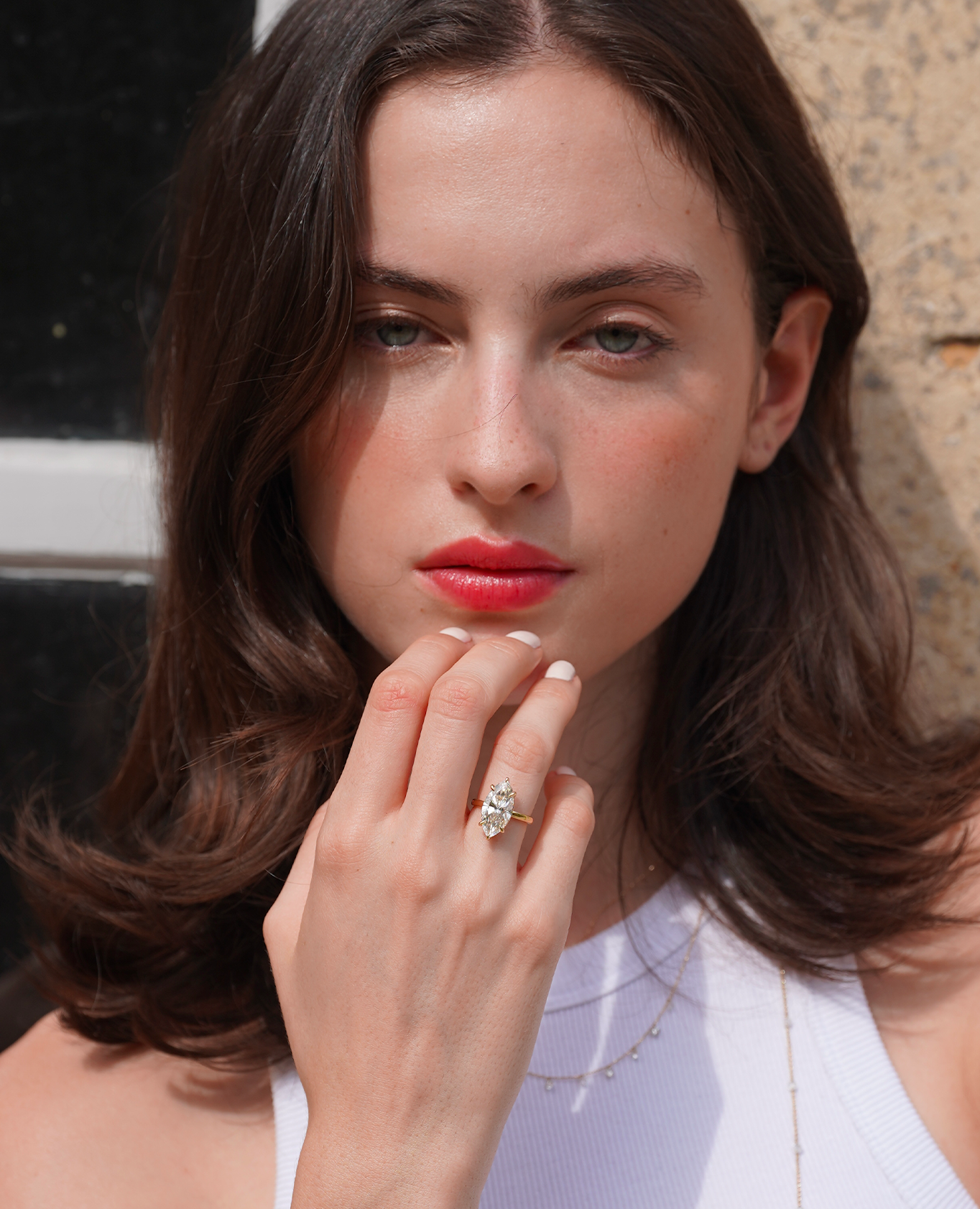 pers-e-paris-bague-bridal-marquise-or-9-carats-diamant-laboratoire image 2