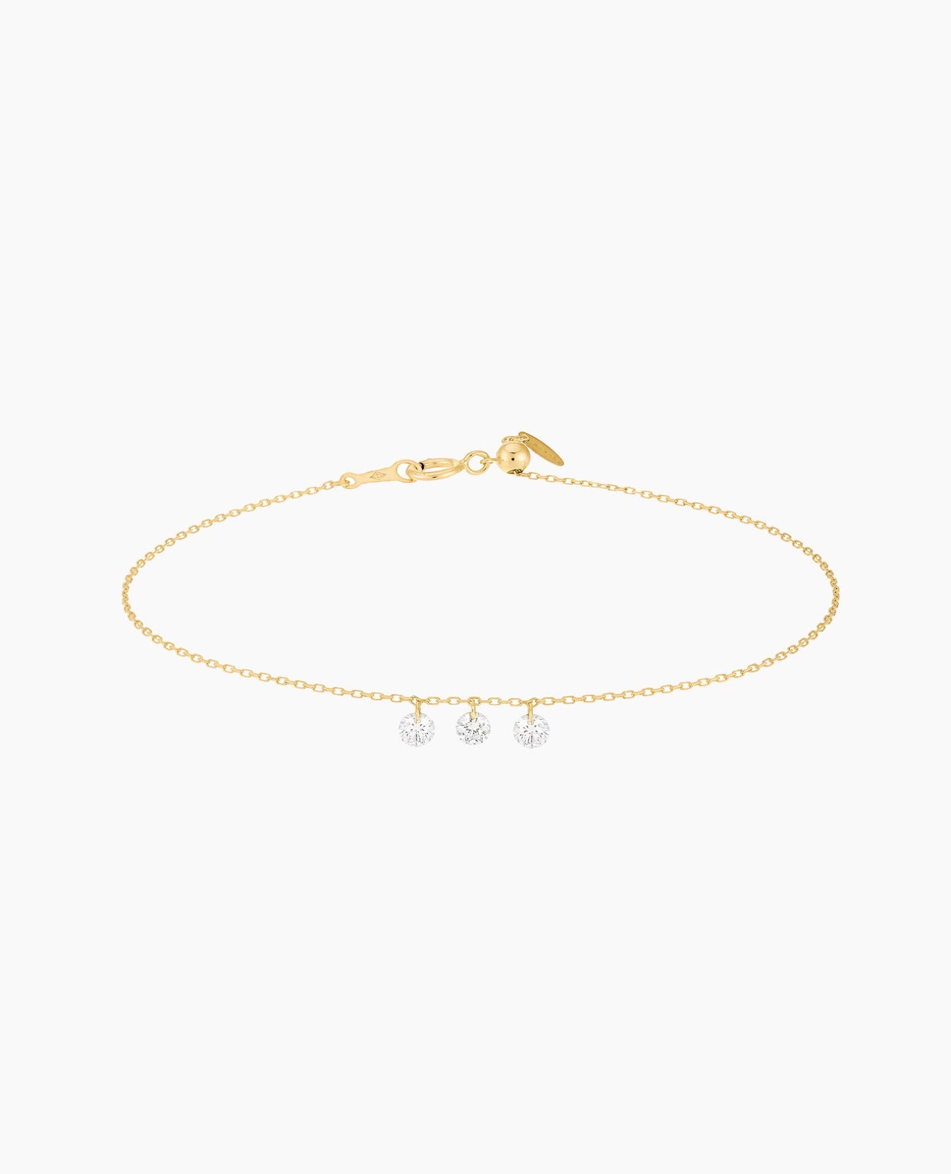 pers-e-paris-bracelet-dana-trois-diamants-suspendus-or-18-carats image 1