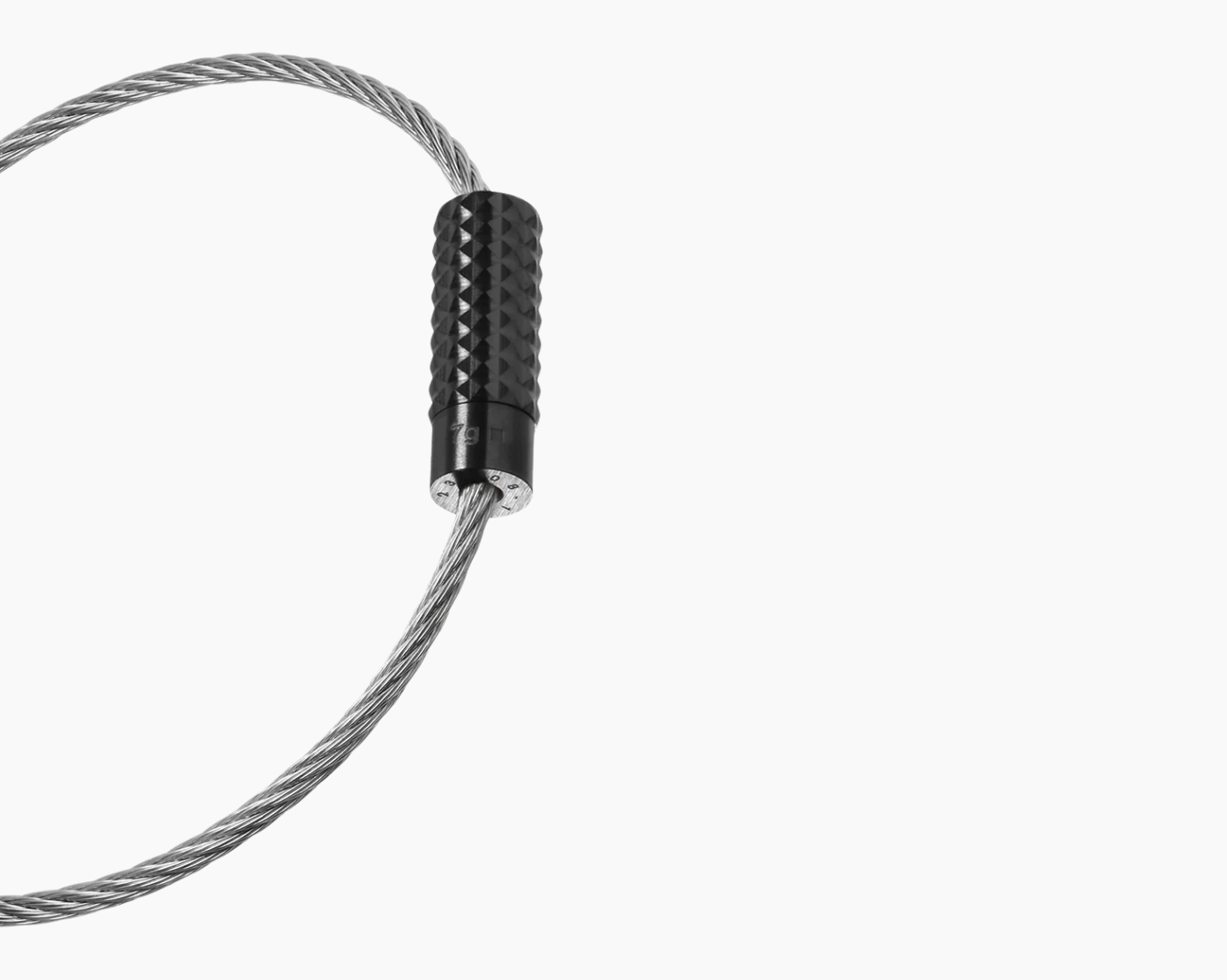le-gramme-bracelet-c-ble-guilloch-pyramide-le-7g-c-ramique-noire image 3