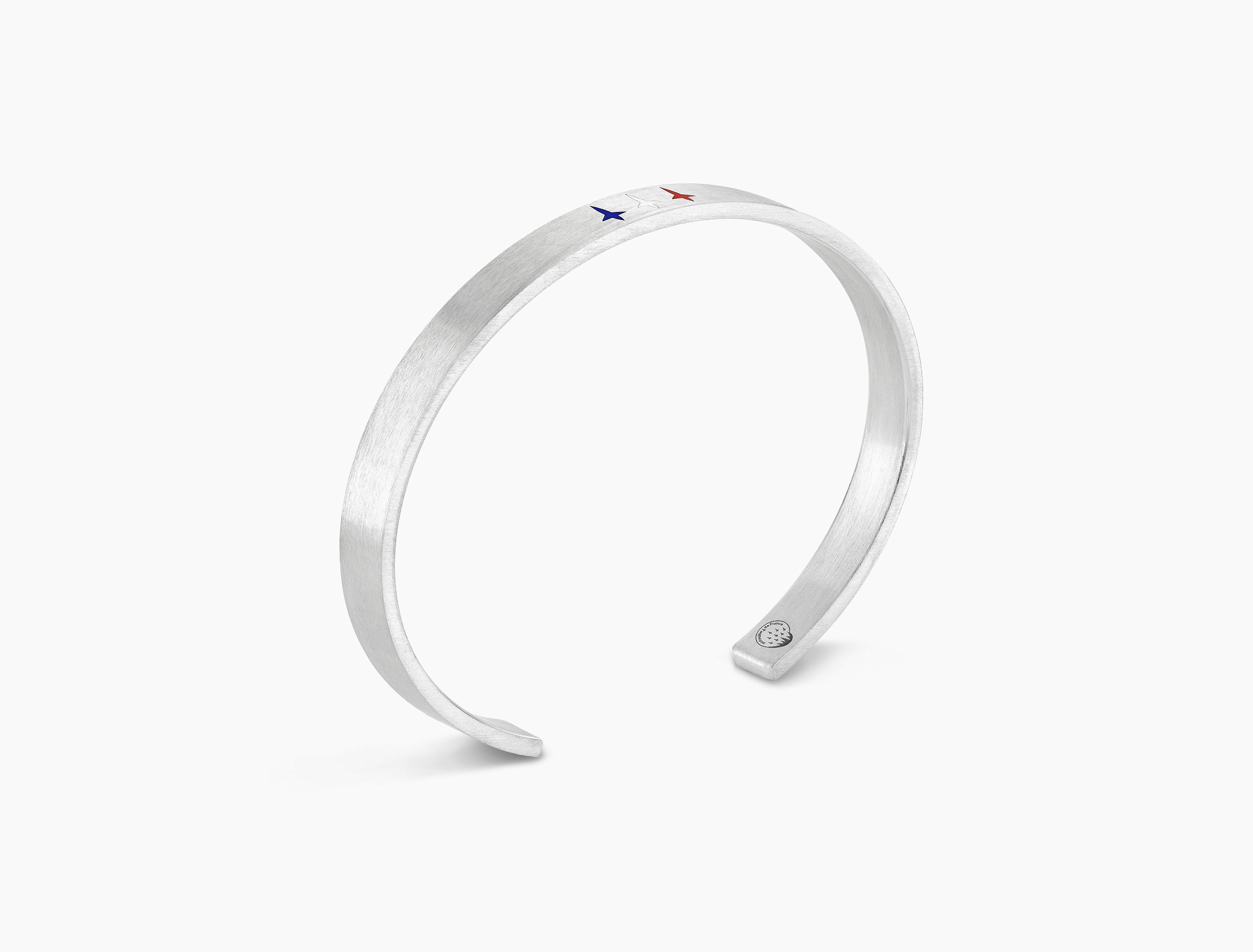 le-gramme-x-la-patrouille-de-france-bracelet-ruban-tricolore-le-21g-argent-925 image 1