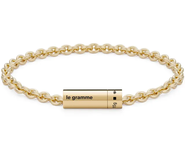 le-gramme-bracelet-c-ble-sur-cha-ne-le-15g-bracelet-c-ble image 1