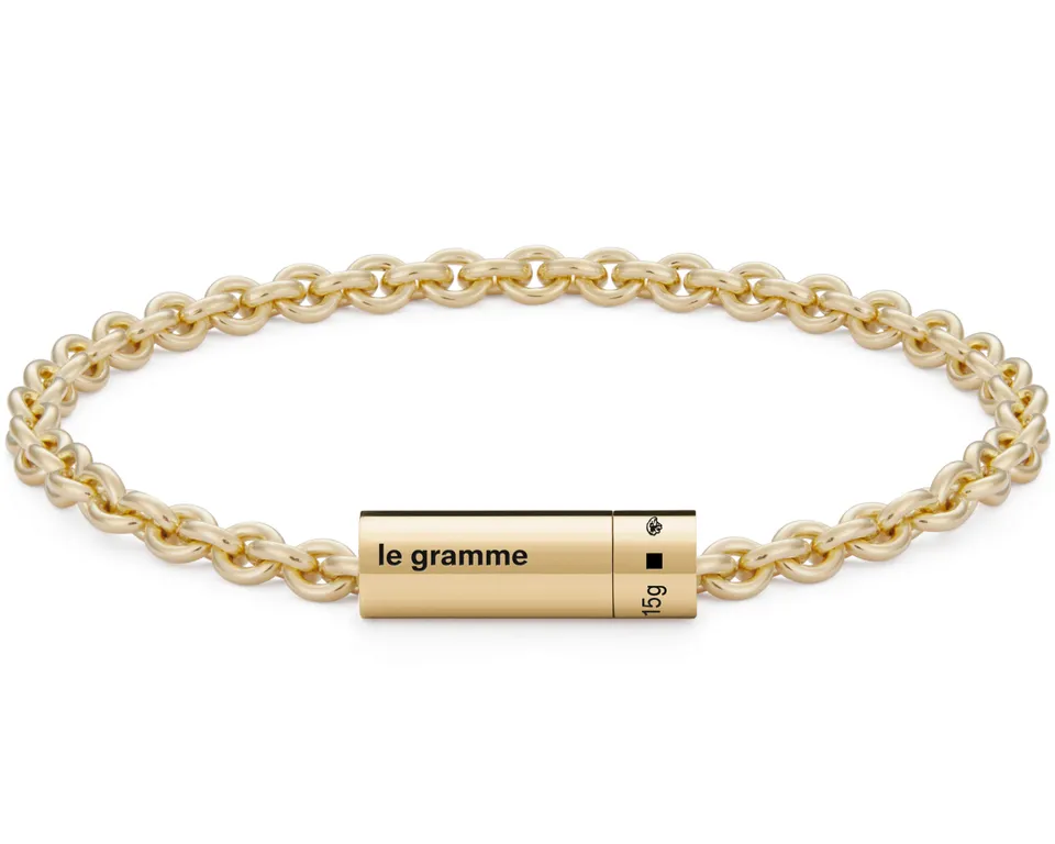 le-gramme-bracelet-c-ble-sur-cha-ne-le-15g-bracelet-c-ble image 1