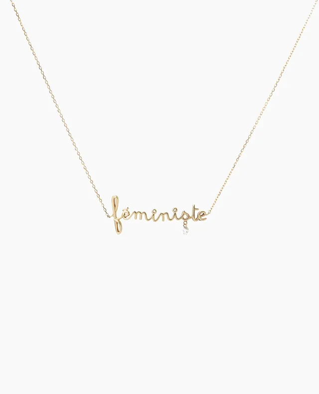 pers-e-paris-collier-venus-f-ministe-or-18-carats-et-diamant-suspendu image 1