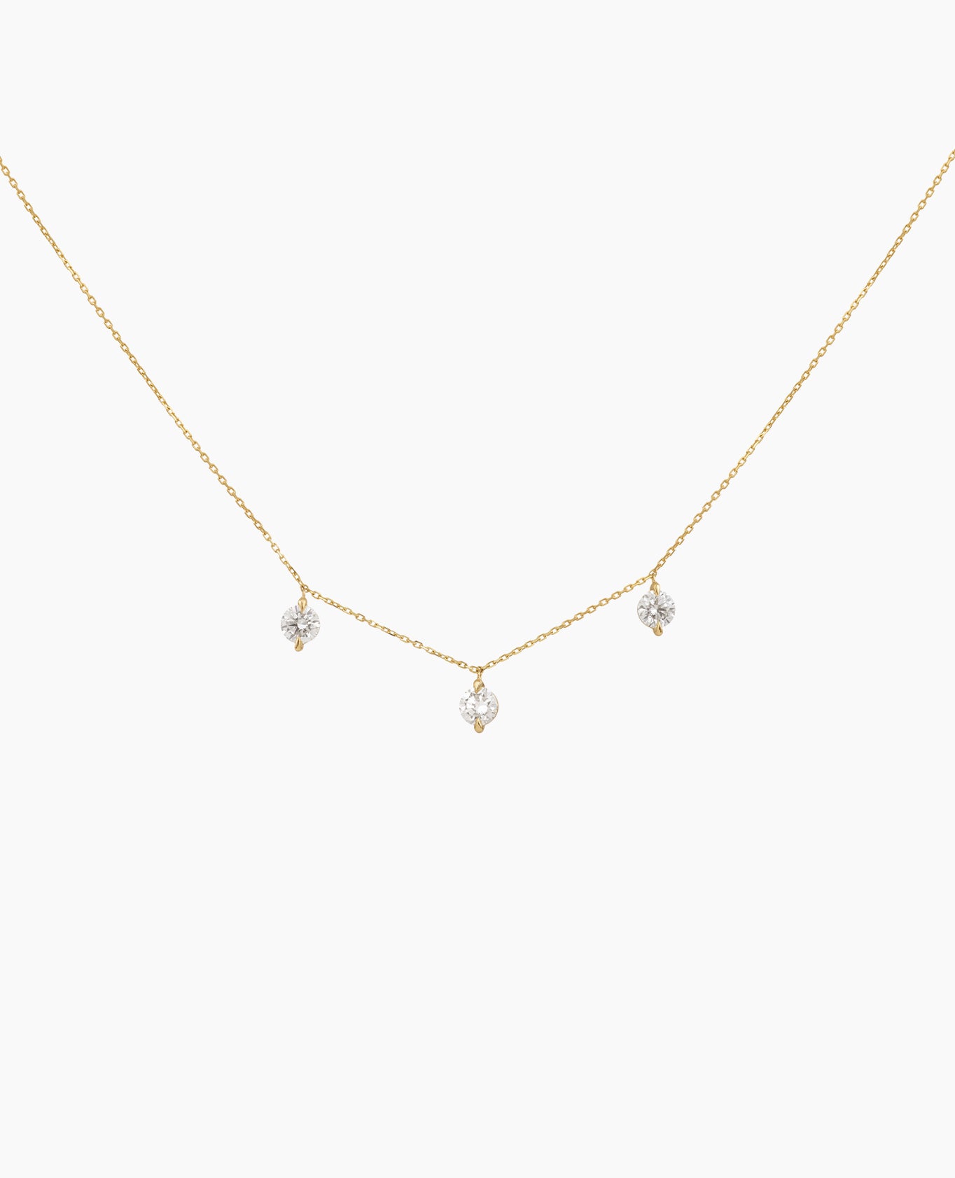 pers-e-paris-bridal-collier-trois-diamants-or-9-carats image 1