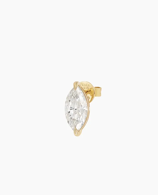 pers-e-paris-mono-boucle-d-oreille-marquise-bridal-or-9-carats-et-diamant-de-lab image 1