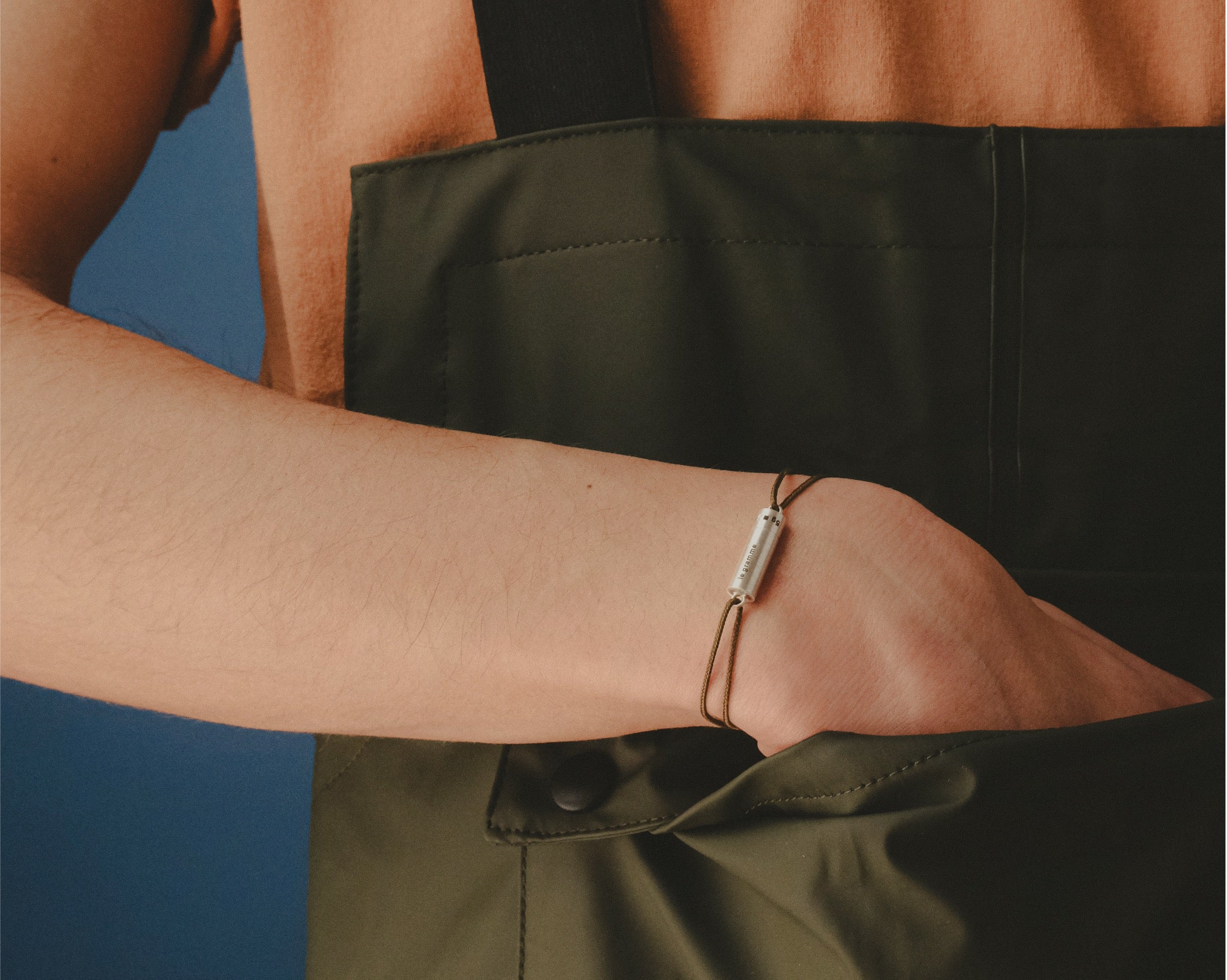 le-gramme-bracelet-cordon-c-ble-kaki-le-5g-taille-s2 image 3