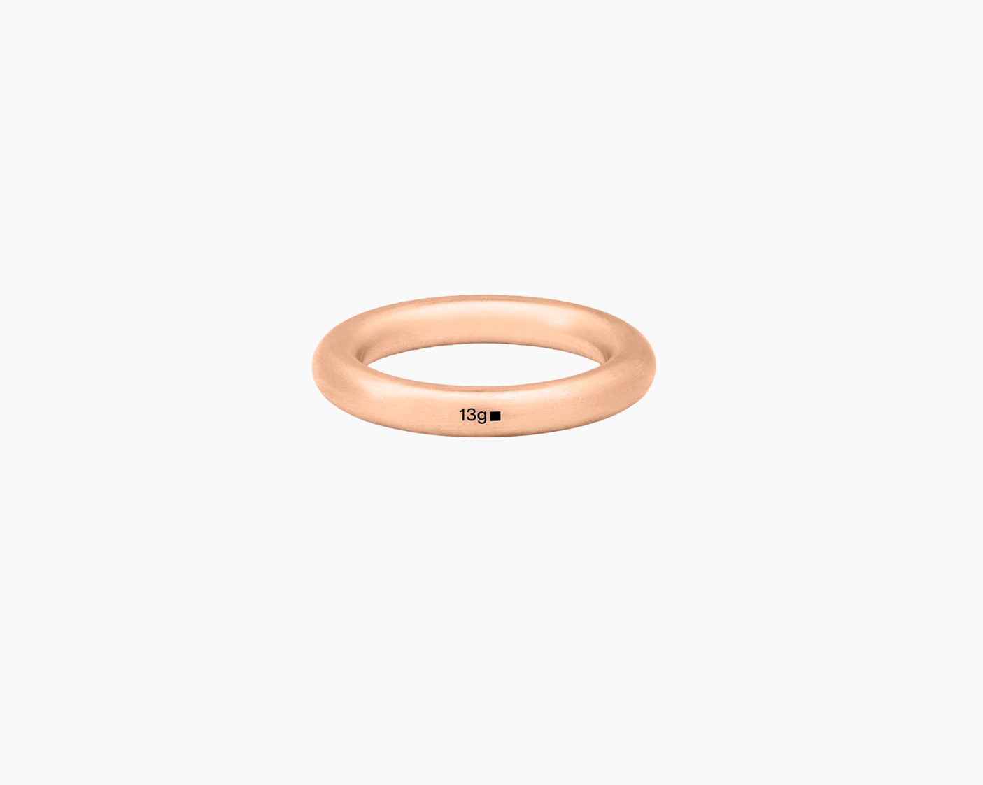 le-gramme-bague-jonc-la-13g-or-rouge-750-bross image 1