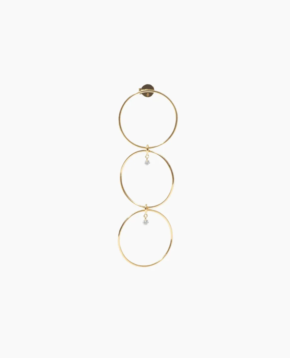 pers-e-paris-encerclez-moi-boucle-d-oreille-trio-cercles-or-18-carats-2-diamants image 1