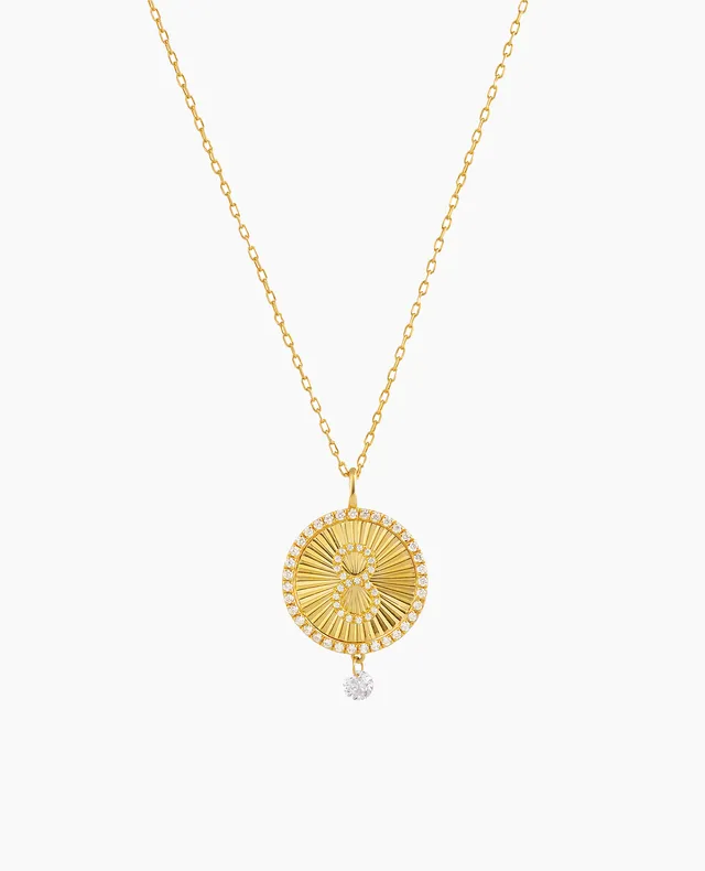 pers-e-paris-collier-porte-bonheur-huit-or-18-carats-diamant image 1
