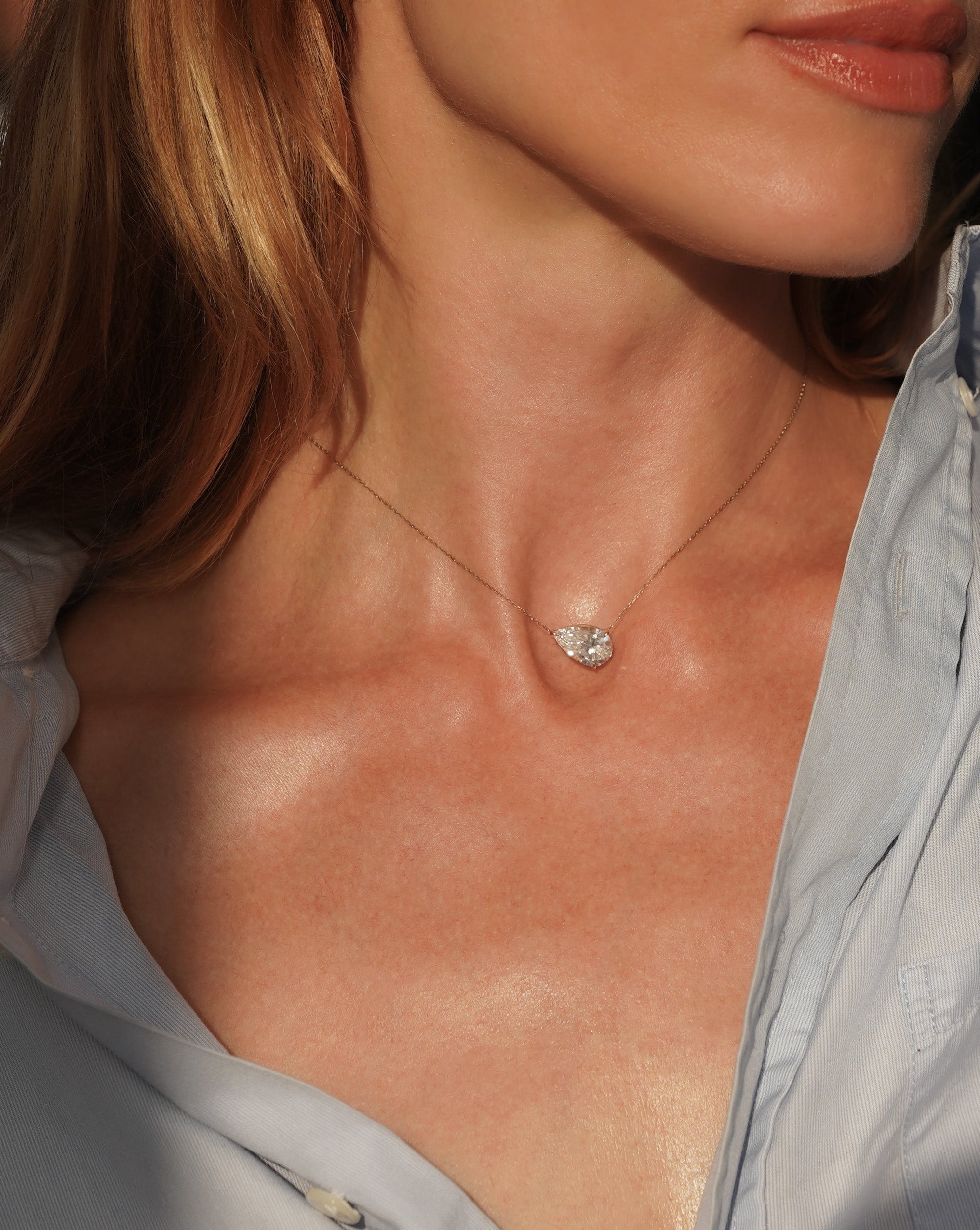 pers-e-paris-collier-iris-diamant-poire-or-9-carats-1-carat image 6