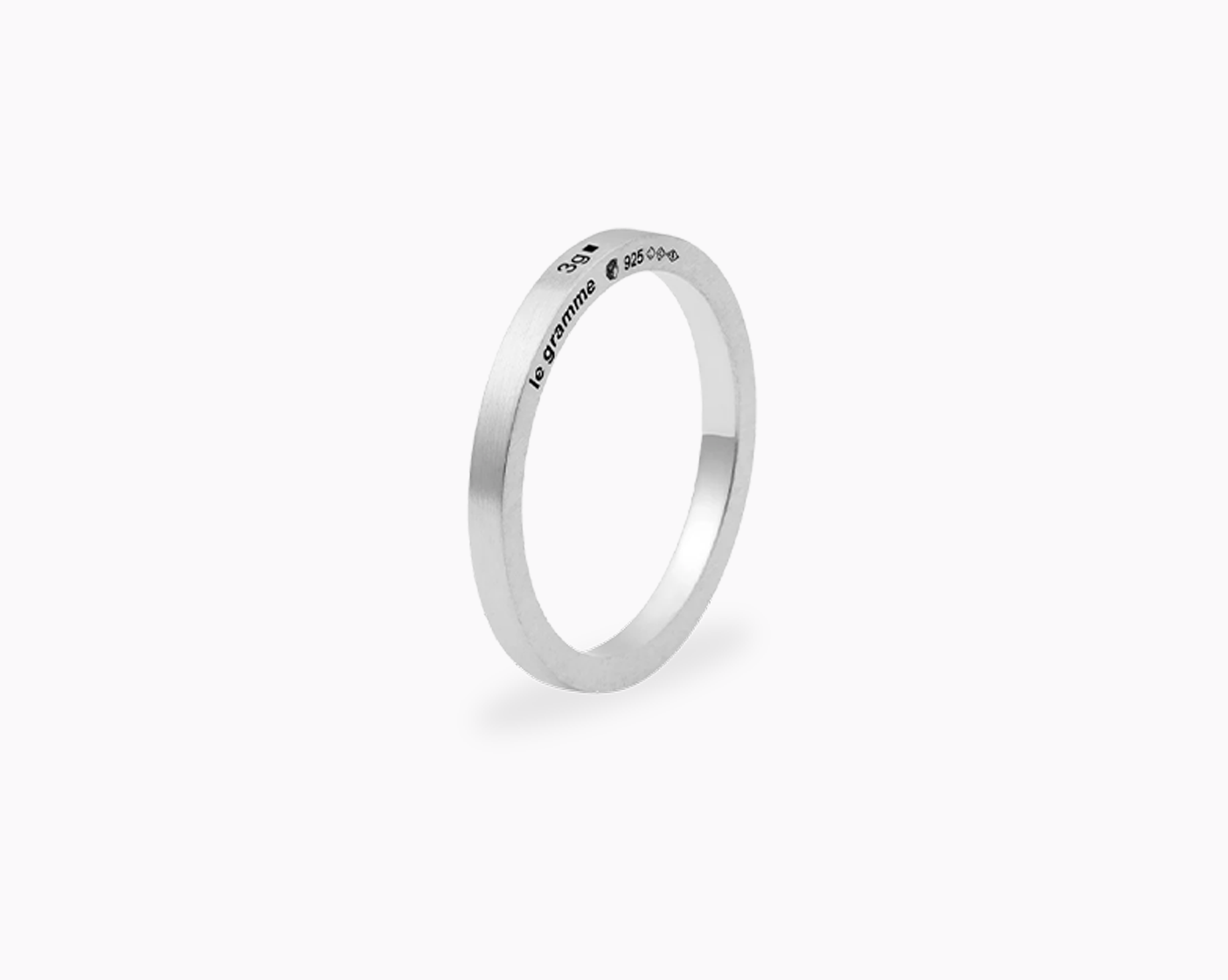 le-gramme-bague-ruban-la-3g-argent-bague-ruban image 2