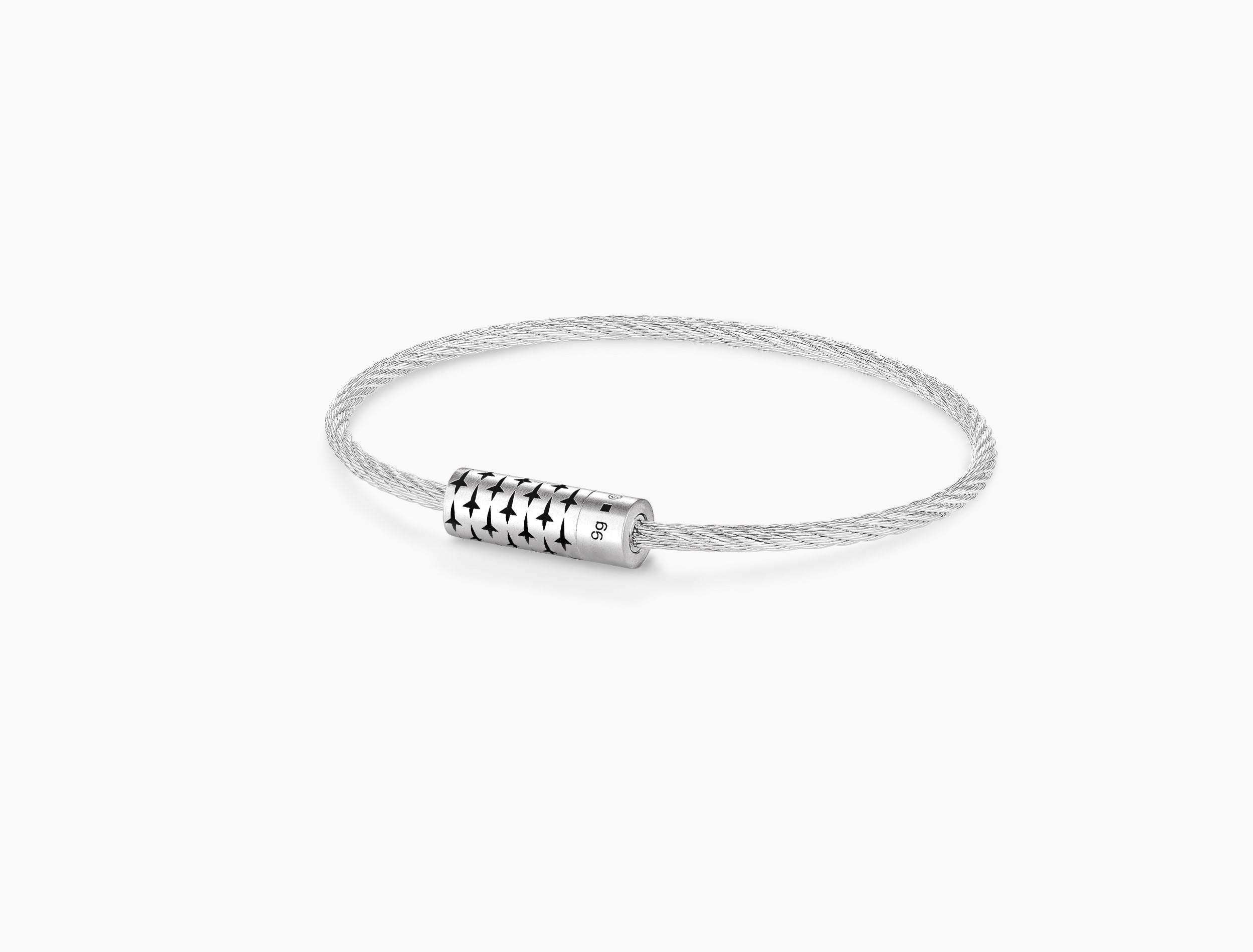 le-gramme-bracelet-c-ble-alpha-jets-le-9g-x-la-patrouille-de-france-argent-925 image 2