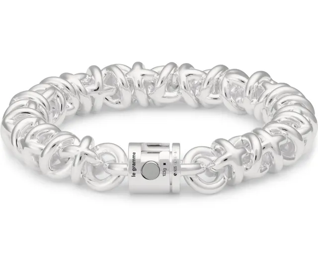 le-gramme-bracelet-entrelacs-le-103g-argent image 1