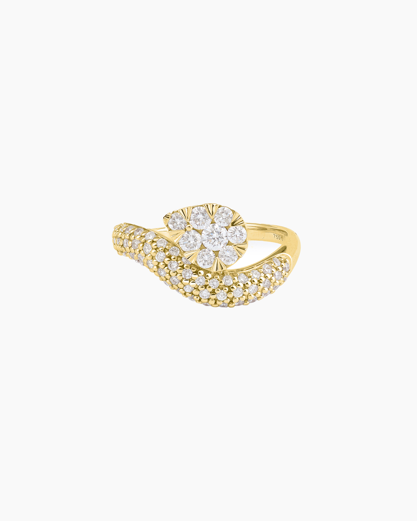 pers-e-paris-wave-floating-bague-pav-e-poire-or-18-carats image 3