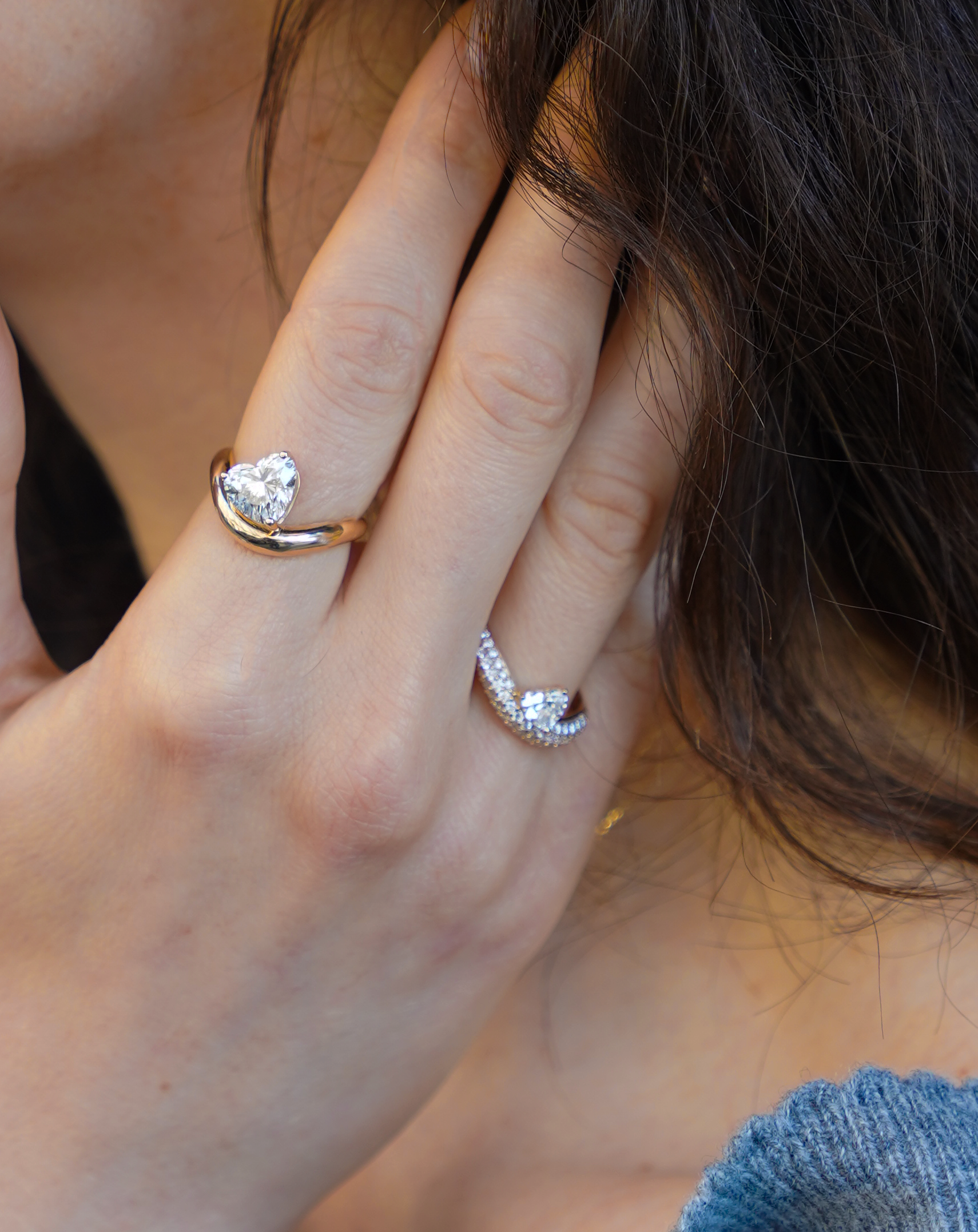 pers-e-paris-wave-coeur-bague-marquise-or-9-carats-diamant-laboratoire image 2