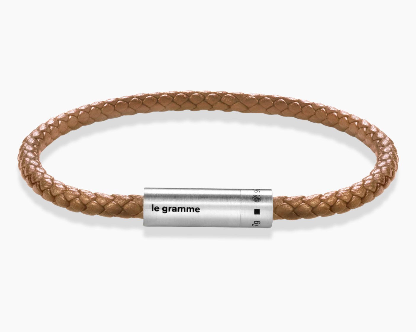 le-gramme-bracelet-c-ble-cuir-camel-le-7g image 1