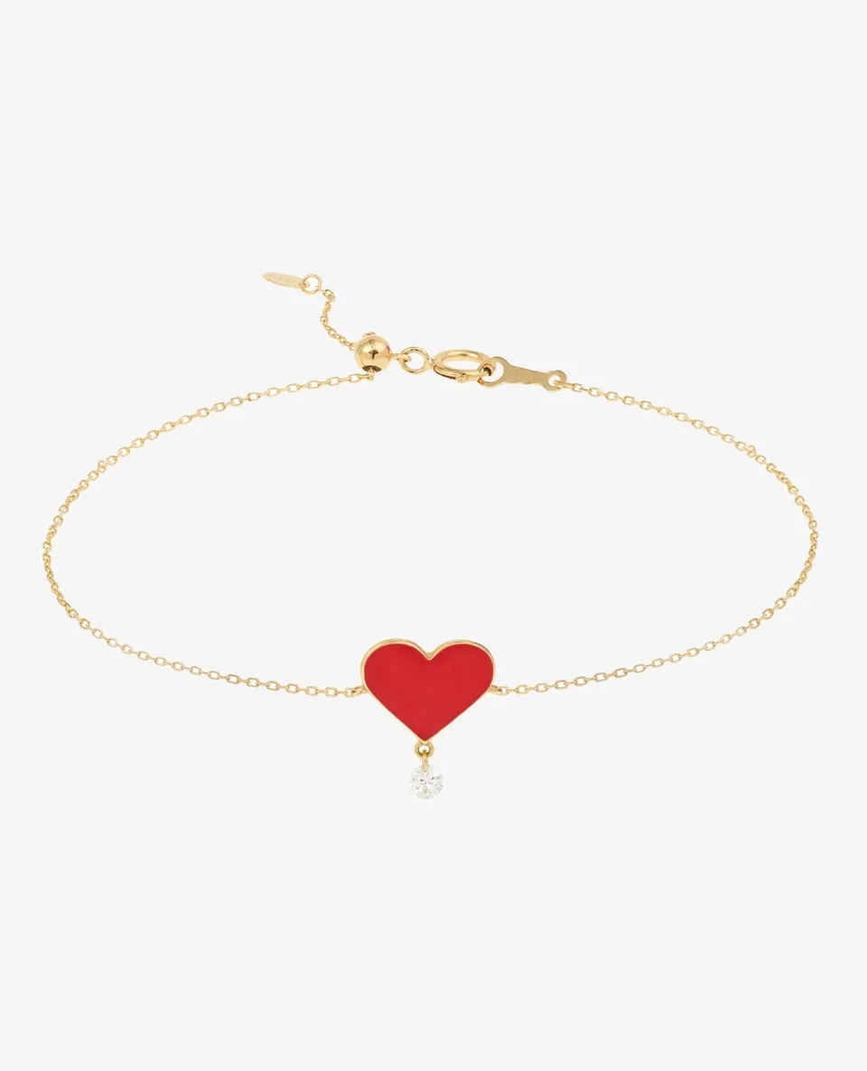 pers-e-paris-bracelet-c-ur-rouge-bracelet-c-ur-en-or-18-carats-avec-diamant-perc image 1