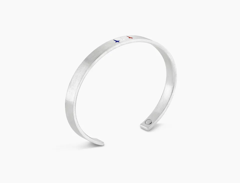 le-gramme-x-la-patrouille-de-france-bracelet-ruban-tricolore-le-21g-argent-925 image 1