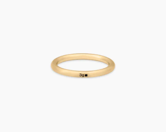 le-gramme-bague-jonc-la-3g-or-jaune-750-bross-fil-2-3mm image 1