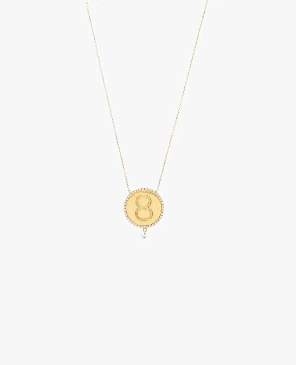 pers-e-paris-collier-one-m-daillon-8-or-18-carats-diamant-suspendu image 1