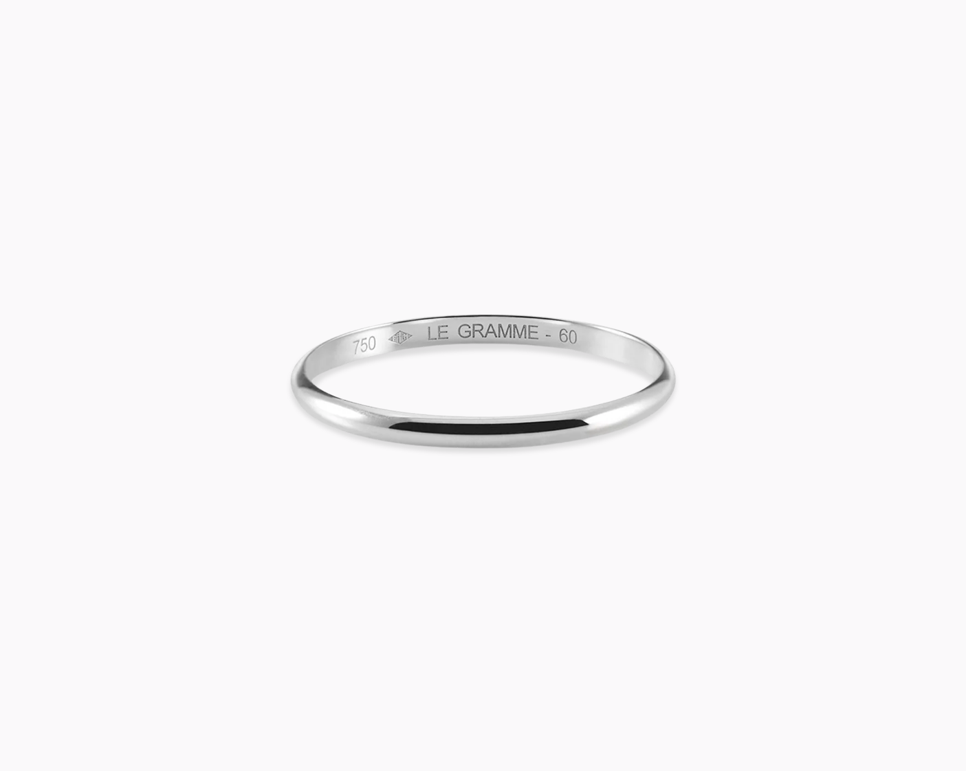 le-gramme-bague-demi-jonc-la-1g-or-blanc-750-poli-1-8-mm image 1
