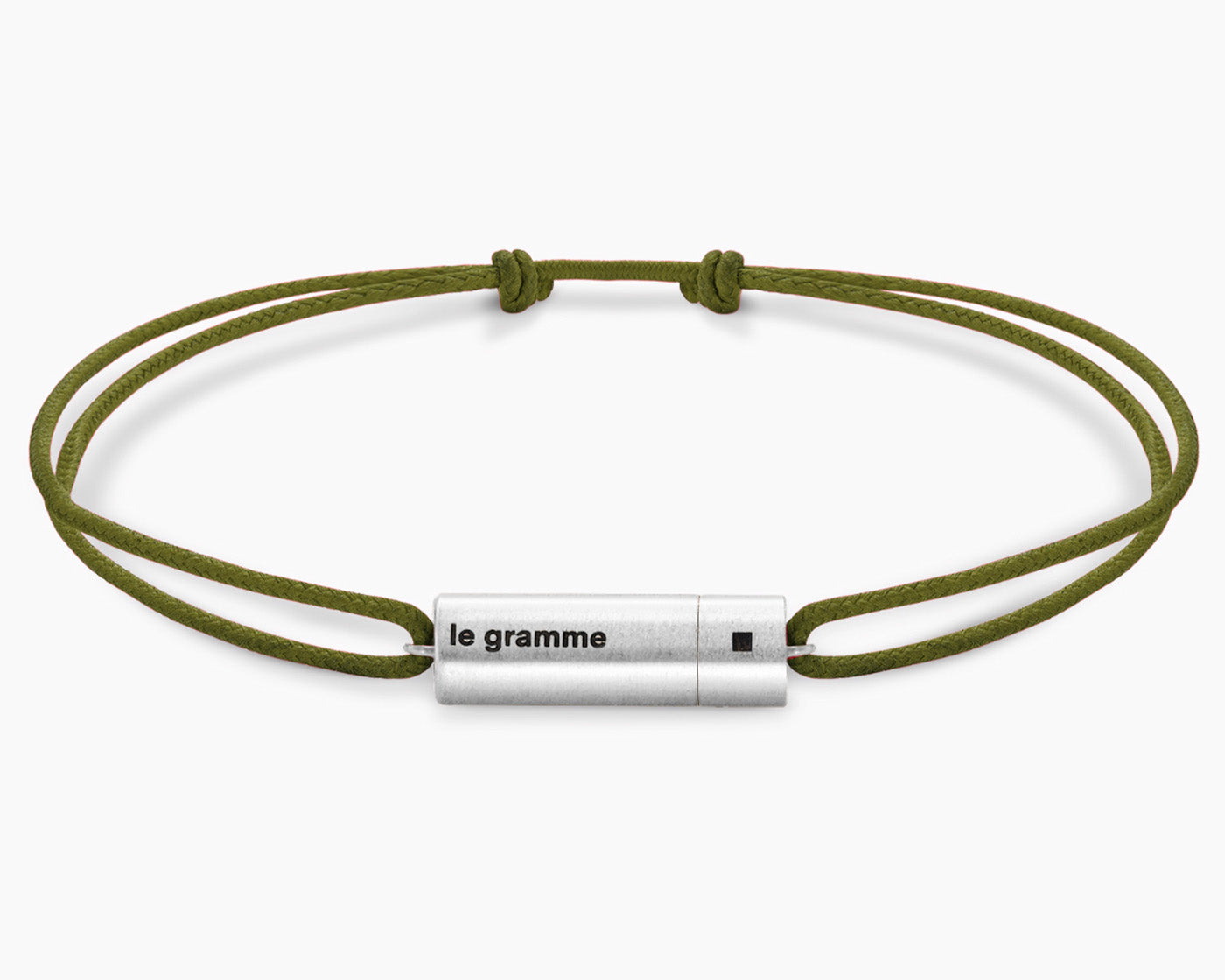 le-gramme-bracelet-cordon-c-ble-kaki-le-5g-taille-s2 image 1