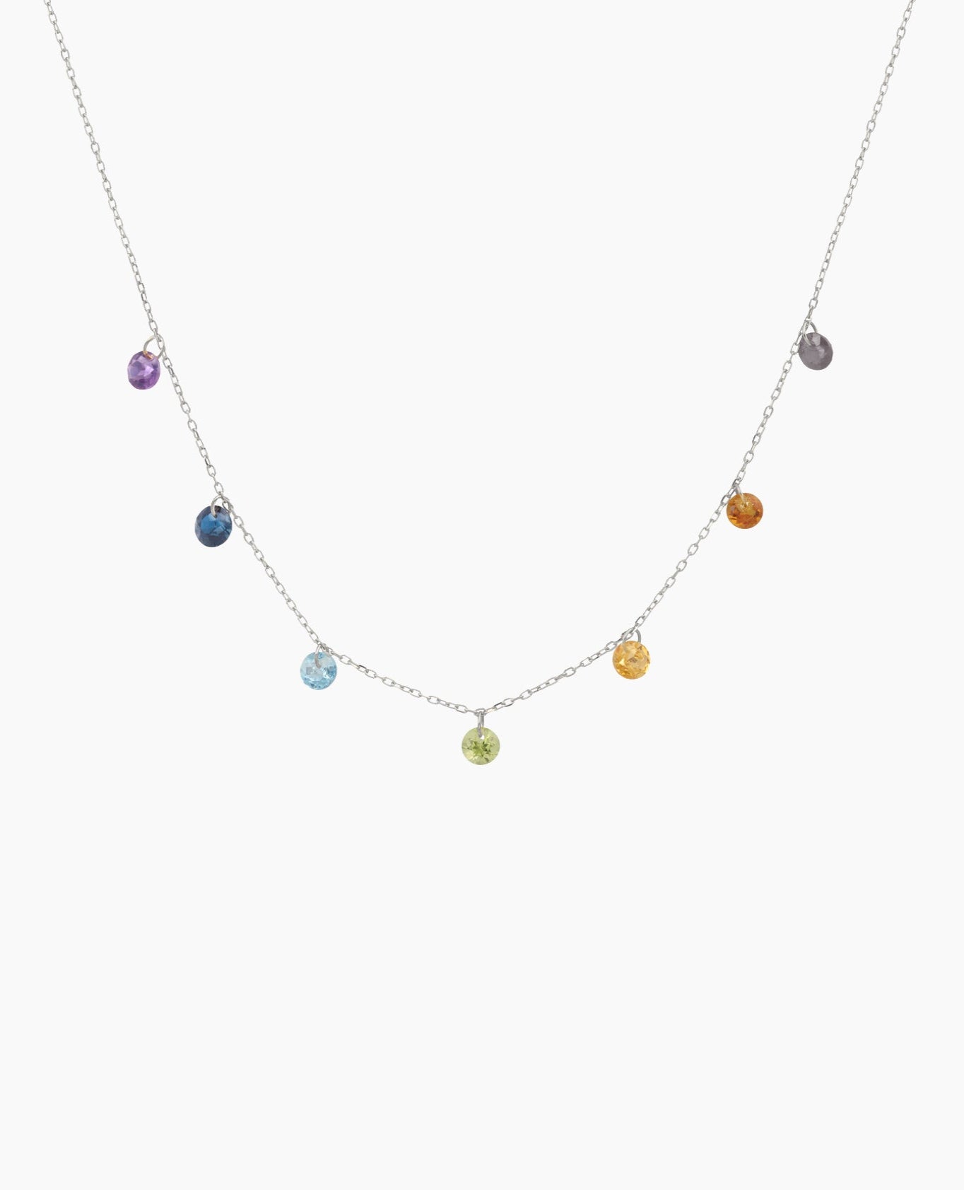 pers-e-paris-collier-sept-chakras-pm-or-18-carats-pierres-fines image 3