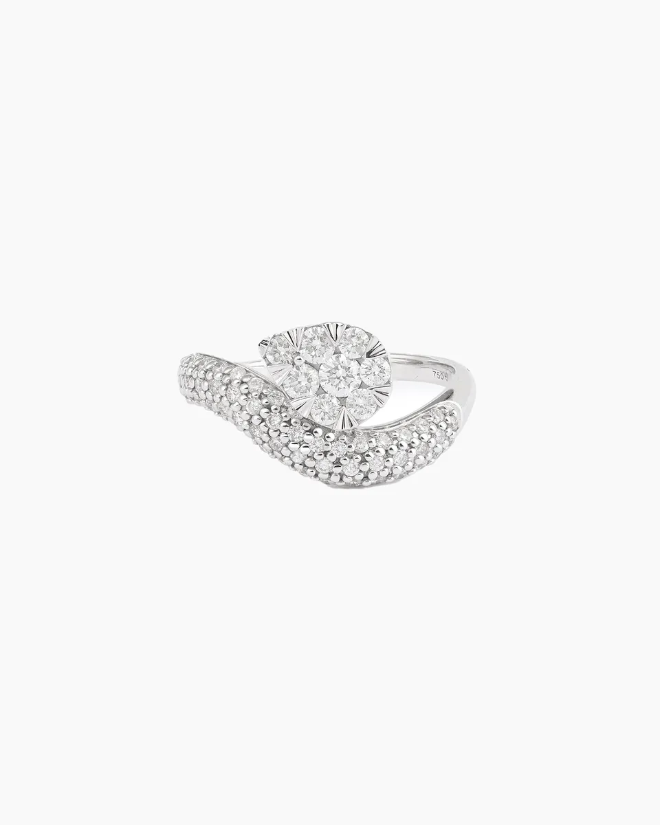 pers-e-paris-wave-floating-bague-pav-e-poire-or-18-carats image 1