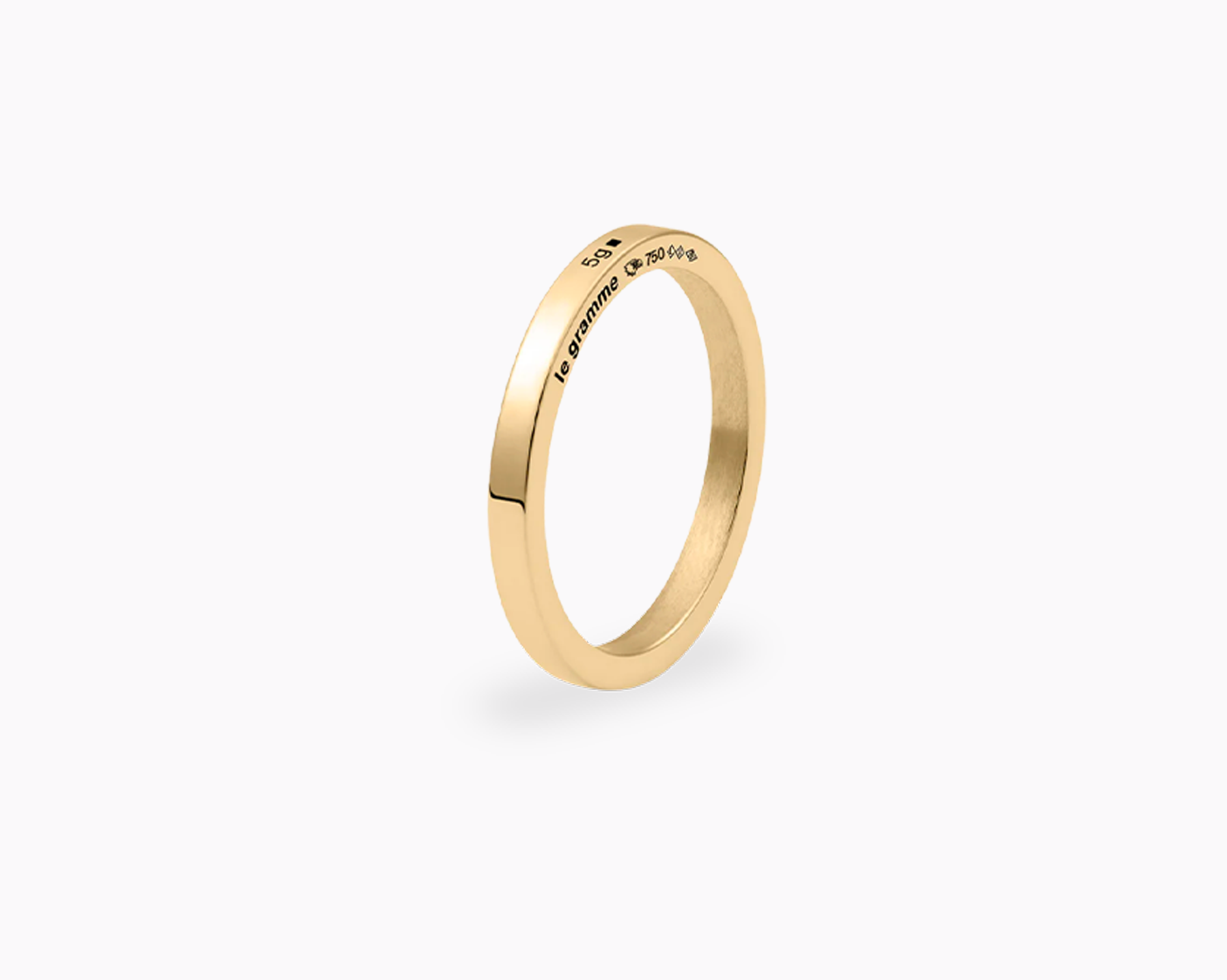 le-gramme-bague-ruban-la-5g-poli-2-3-mm image 2