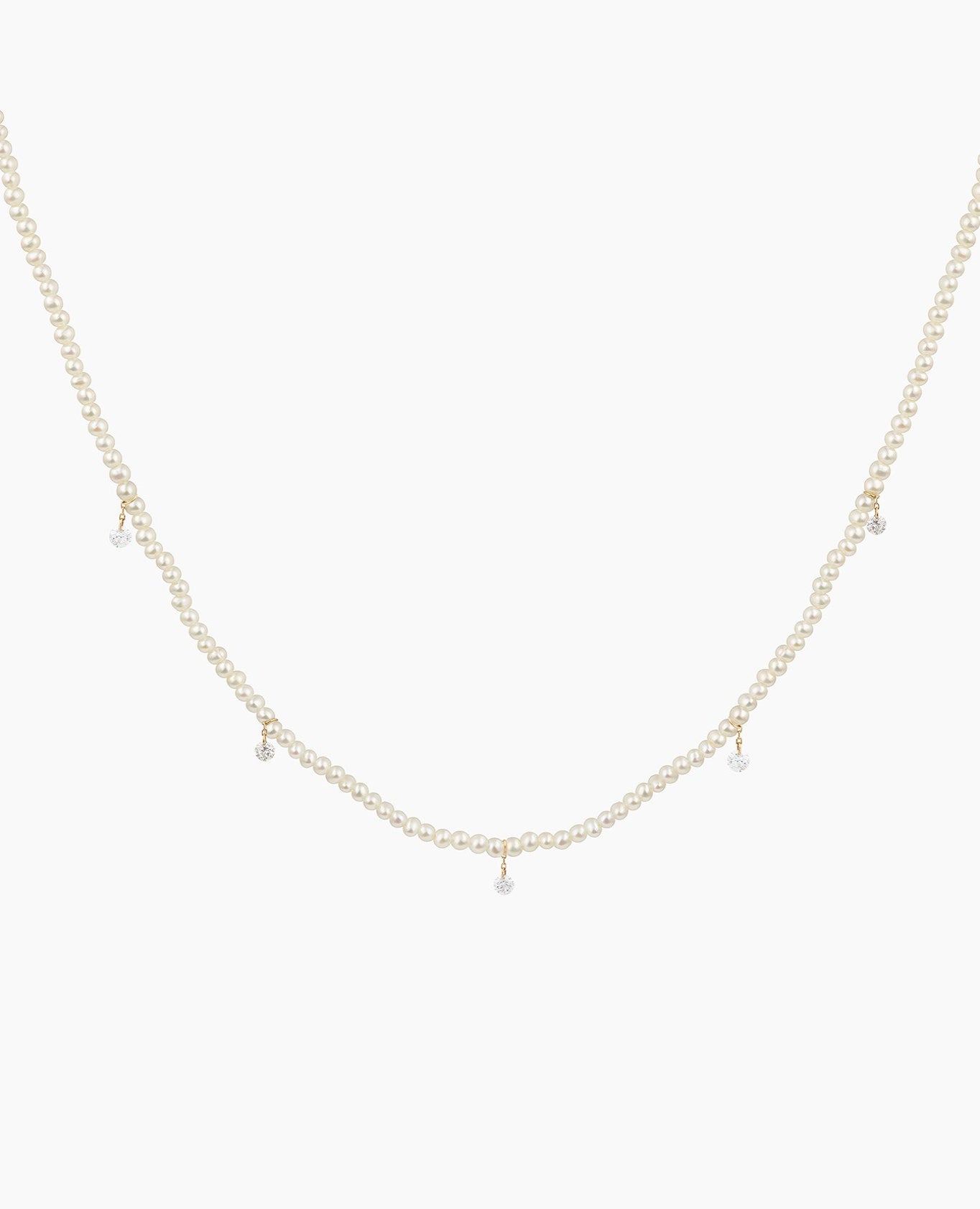 pers-e-paris-collier-aphrodite-cinq-diamants-perle-de-culture image 1