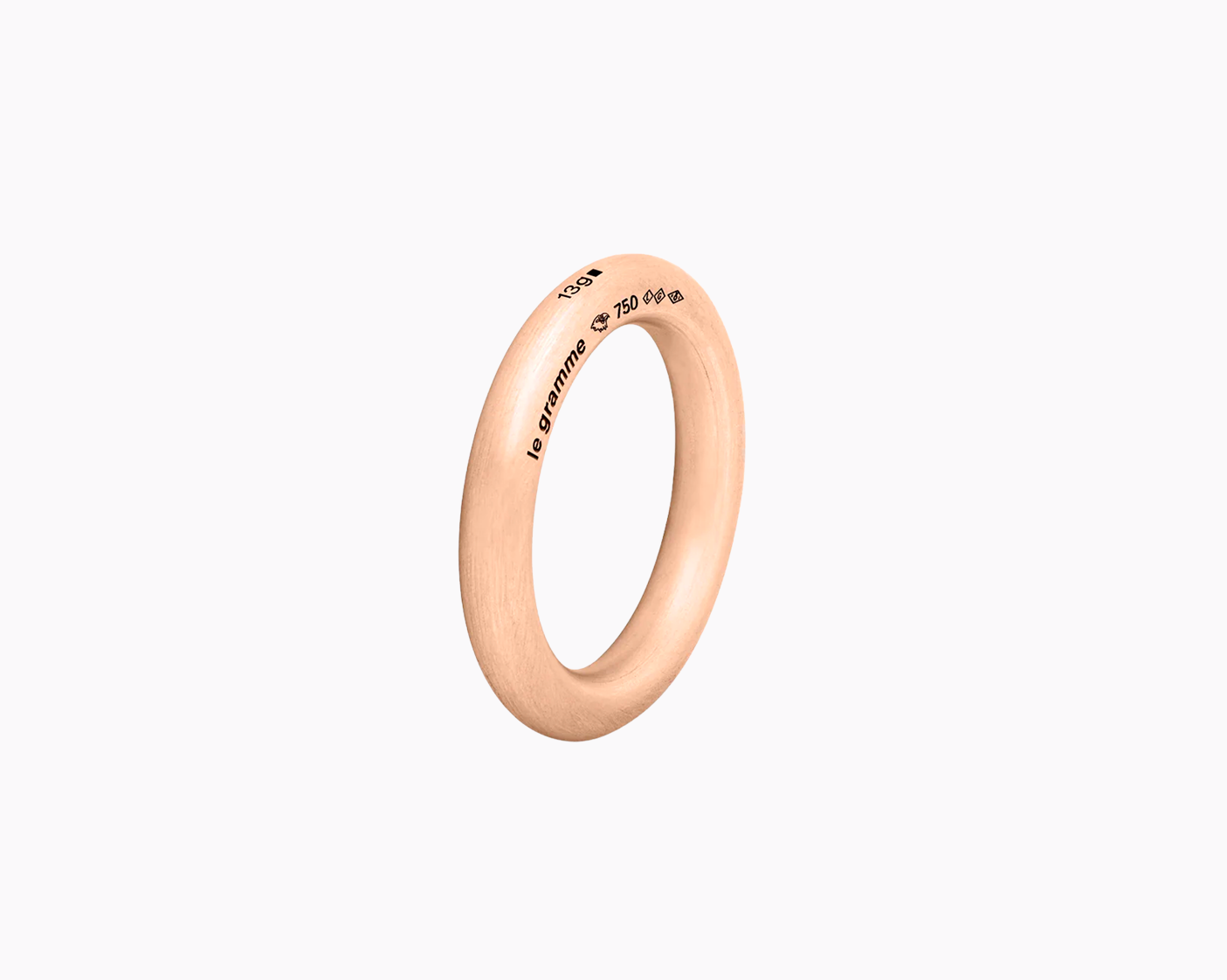 le-gramme-bague-jonc-la-13g-or-rouge-750-bross image 2