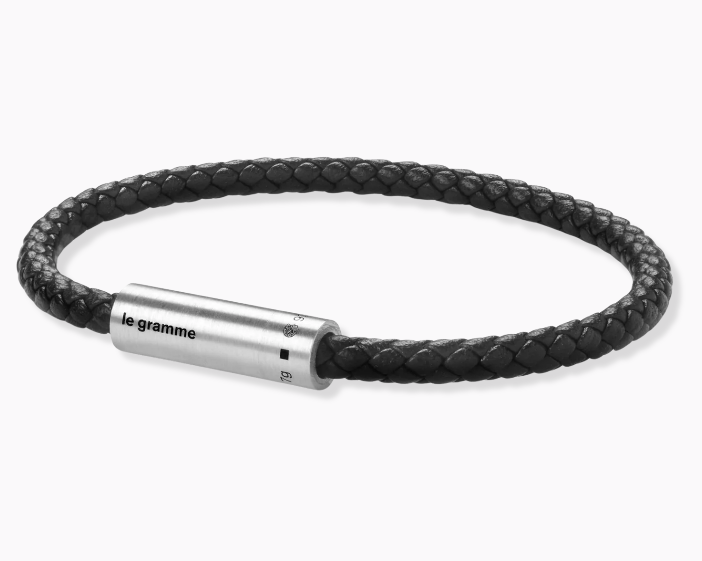 le-gramme-bracelet-c-ble-cuir-noir-le-7g-taille-s2 image 2