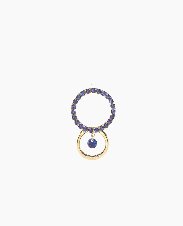 pers-e-paris-boucle-d-oreille-bonnie-clyde-saphir-or-pav image 1
