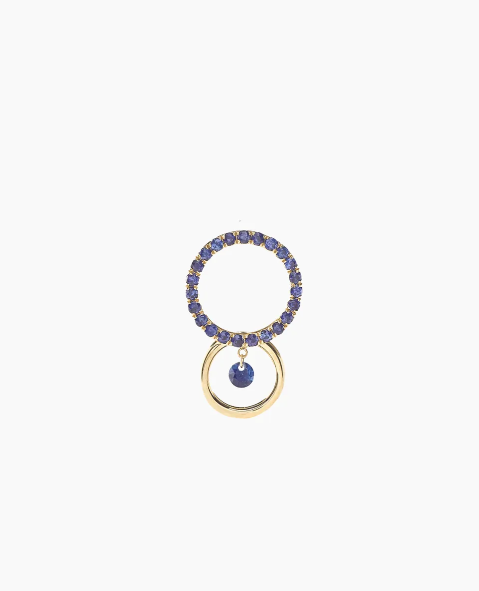 pers-e-paris-boucle-d-oreille-bonnie-clyde-saphir-or-pav image 1