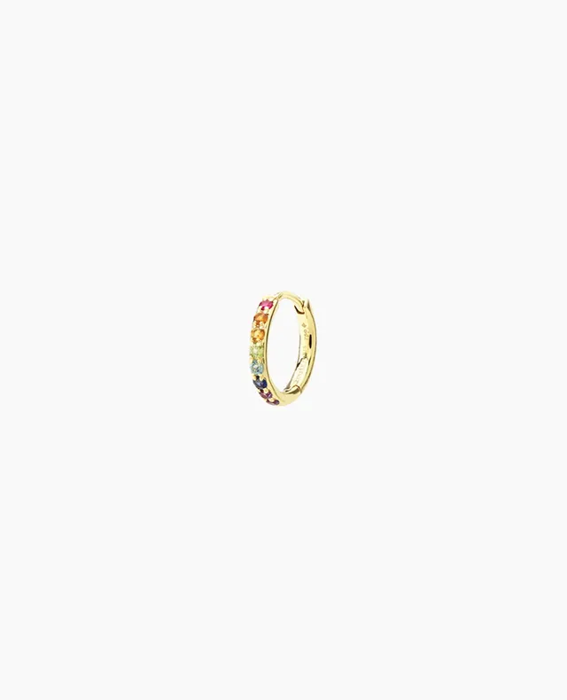 pers-e-paris-piercing-anneau-chakras-multicolore-or-18-carats-mini-boucle image 1