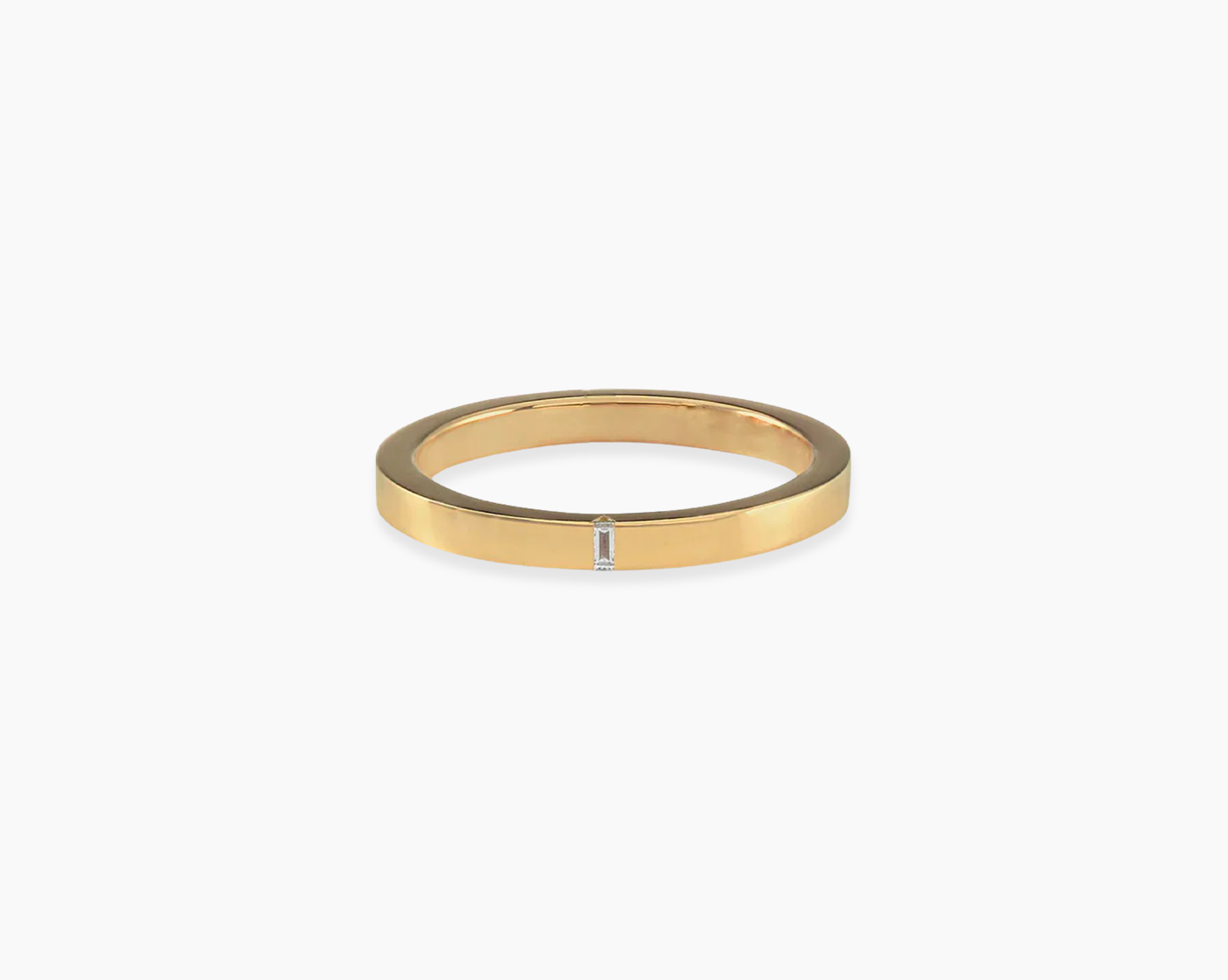 le-gramme-bague-ruban-la-5g-2mm-sertie-diamant-alliance image 1