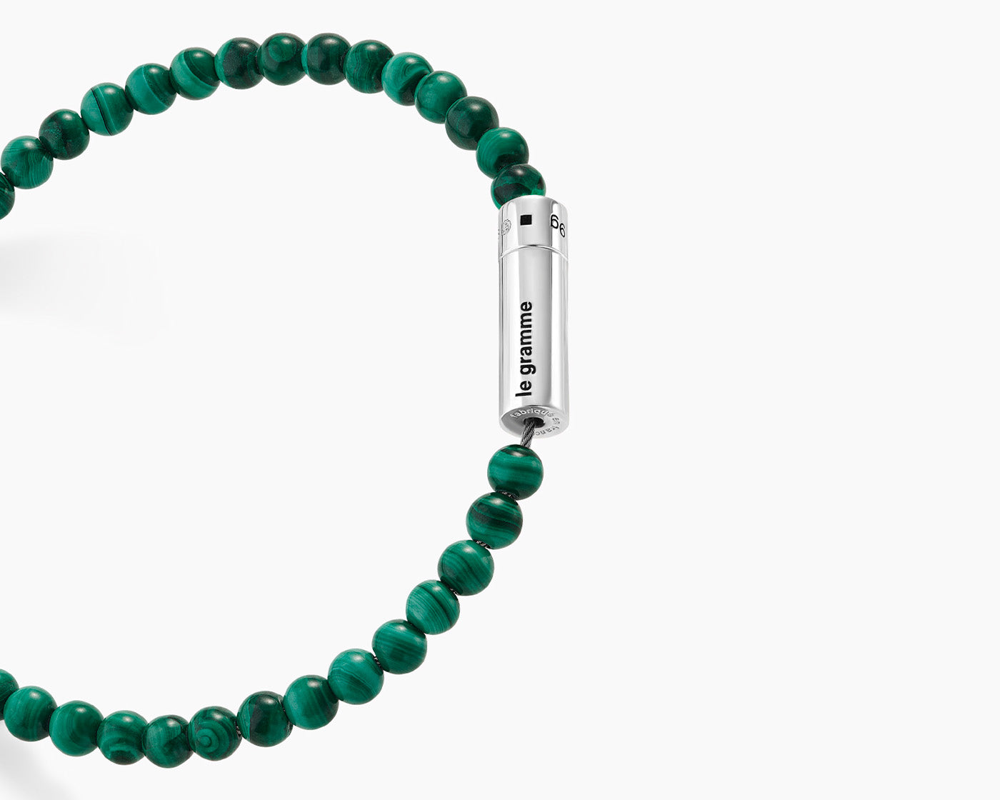 le-gramme-bracelet-beads-malachite-le-9g image 3
