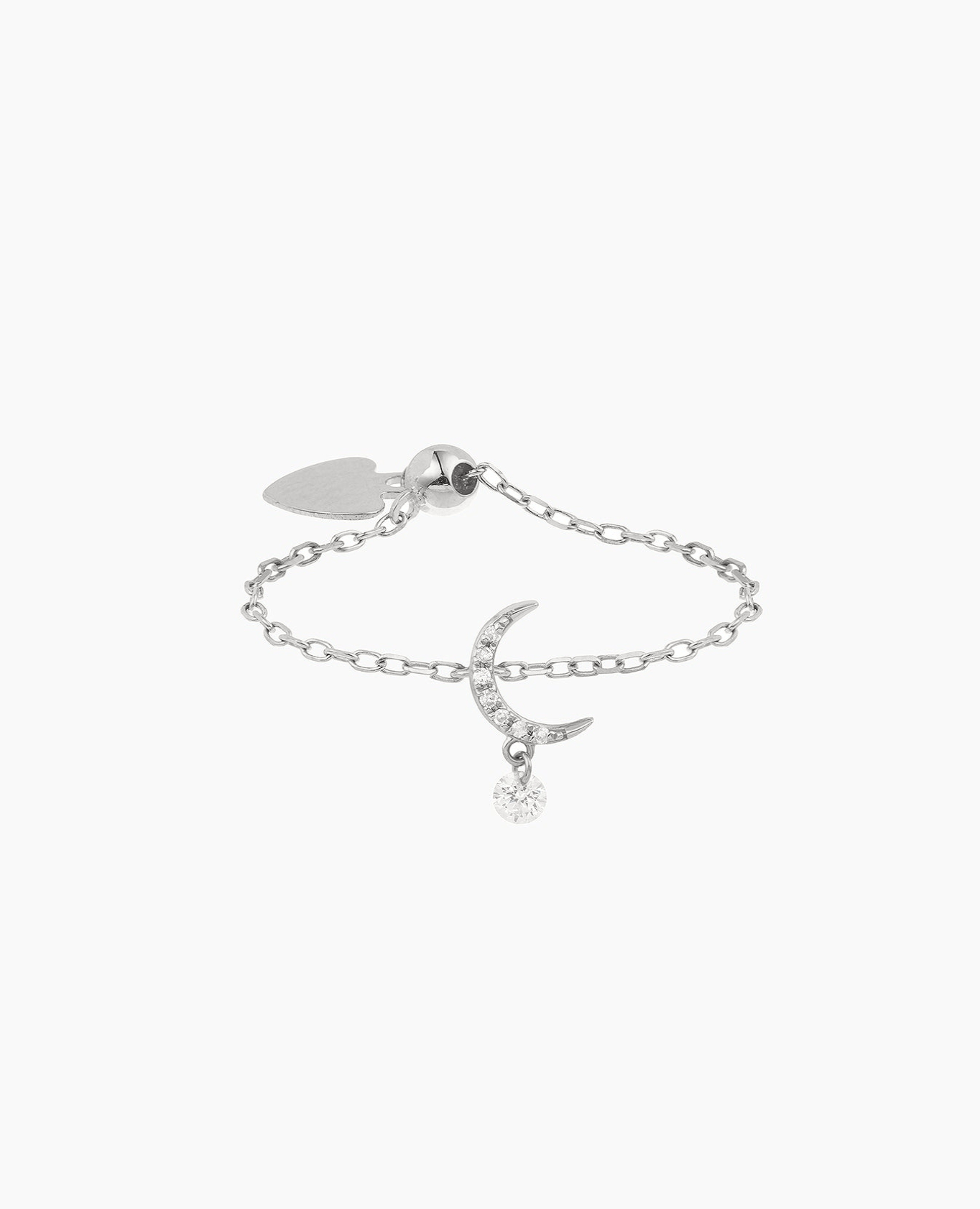 pers-e-paris-bague-s-l-n-cha-nette-lune-pav-e-un-diamant image 3