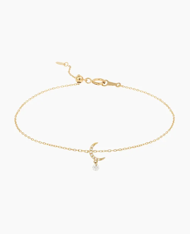 pers-e-paris-s-l-n-bracelet-lune-pav-diamants-diamant-suspendu image 1