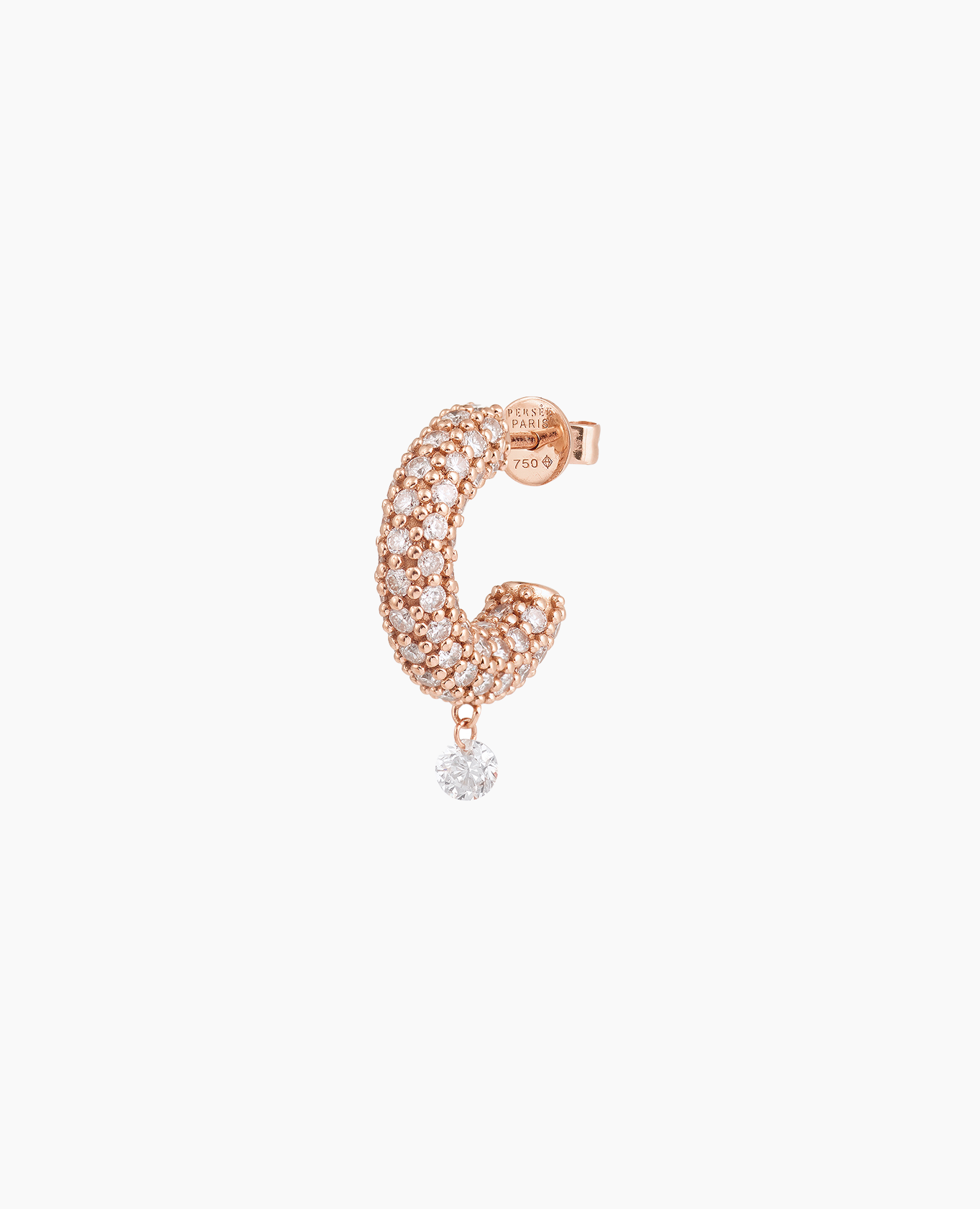 pers-e-paris-mono-boucle-d-oreille-cr-ole-pav-e-bridal-or-18-carats-diamants image 3