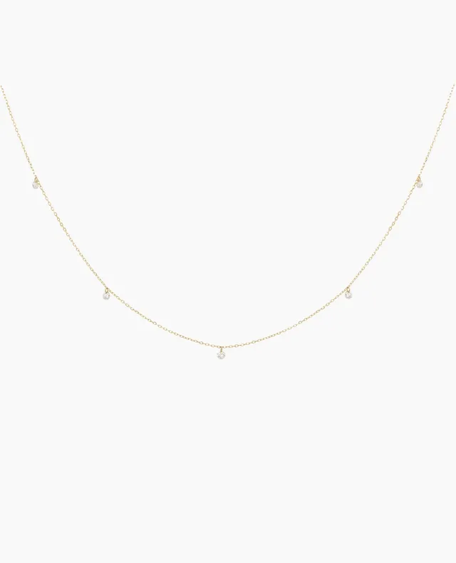 pers-e-paris-collier-mini-dana-cinq-diamants-en-or-18-carats image 1