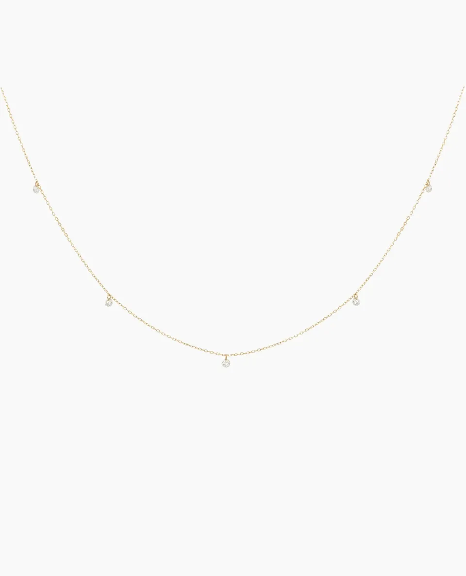 pers-e-paris-collier-mini-dana-cinq-diamants-en-or-18-carats image 1