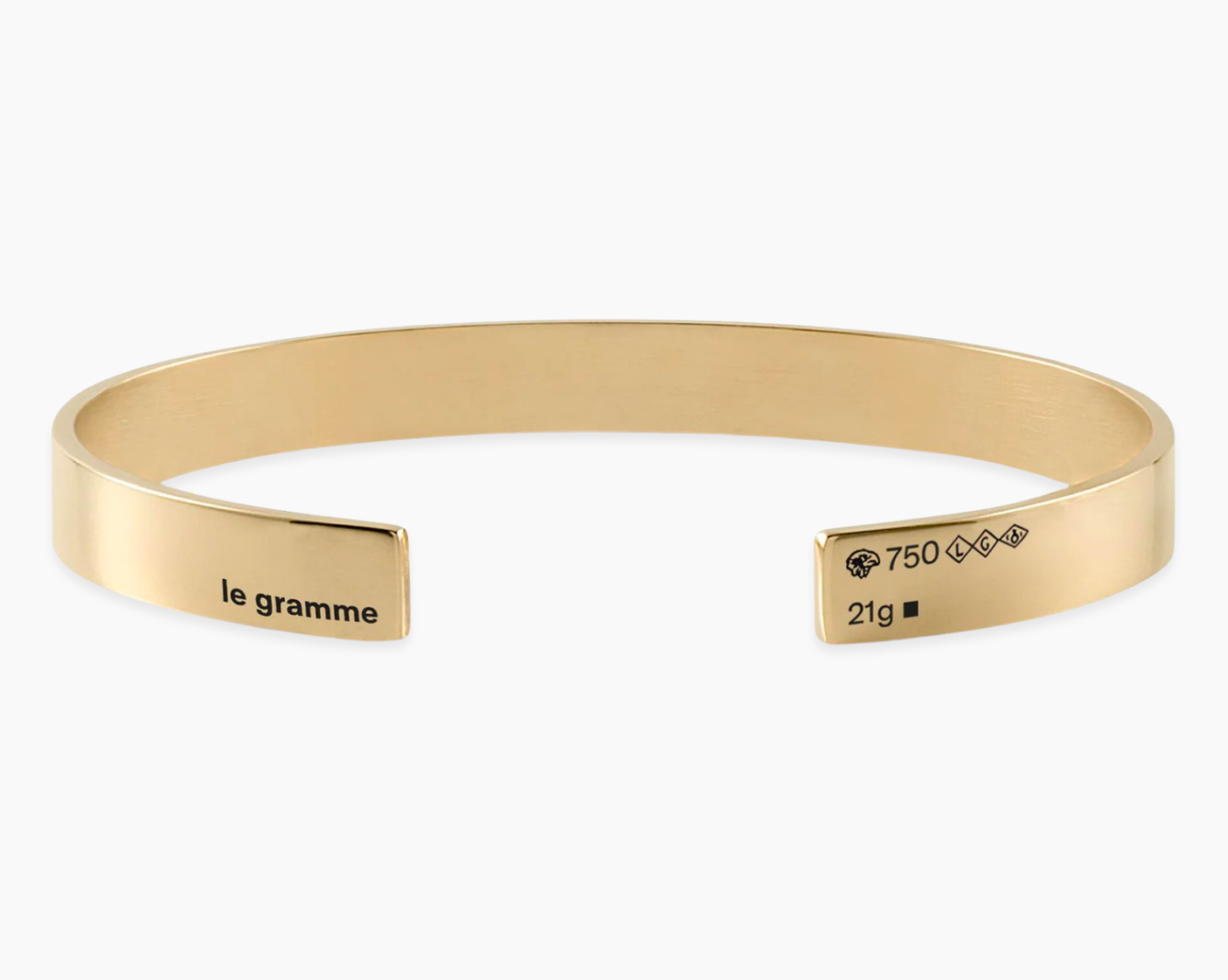 le-gramme-bracelet-ruban-le-21g-largeur-6-5-mm image 1