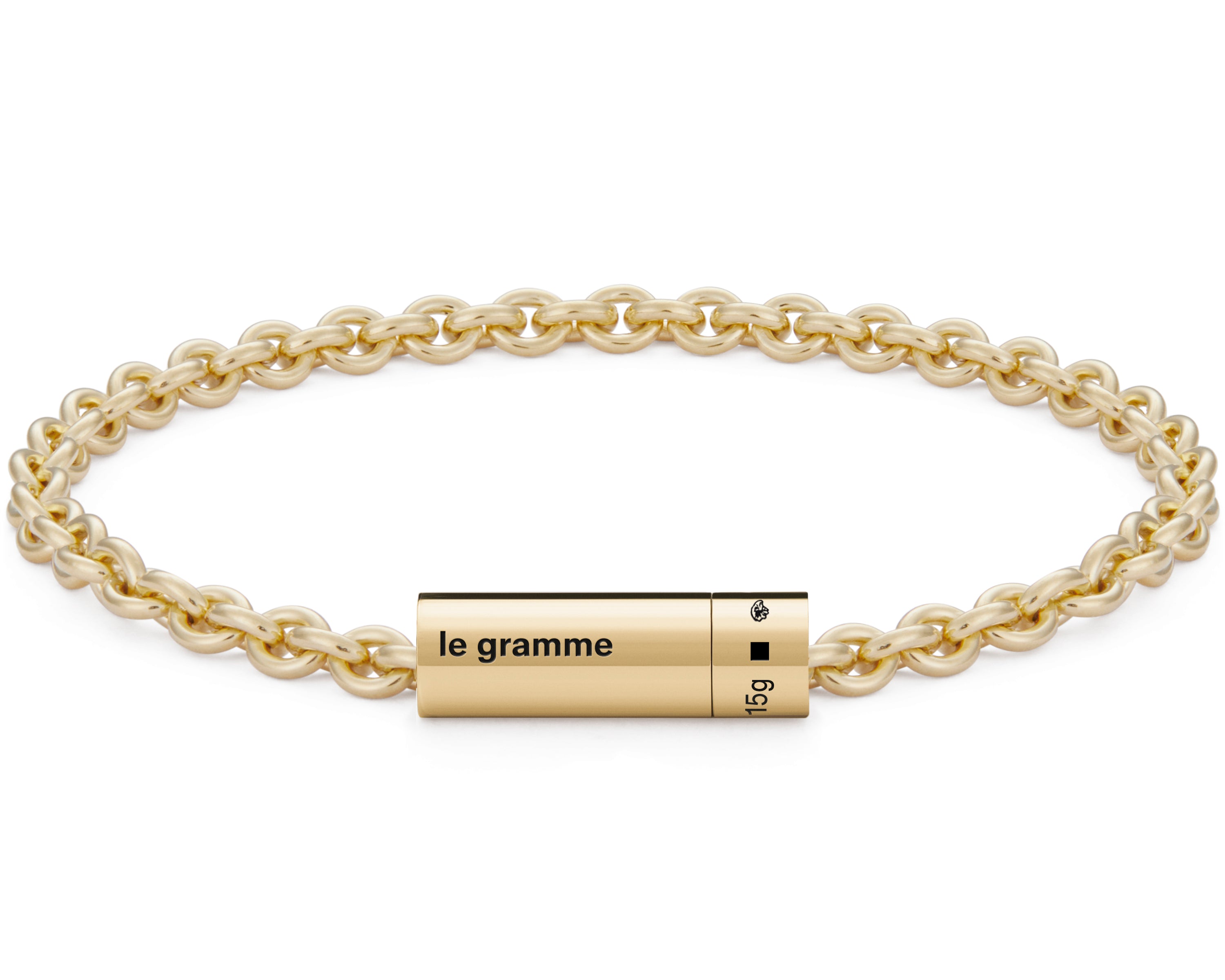 le-gramme-bracelet-c-ble-sur-cha-ne-le-15g-bracelet-c-ble image 1