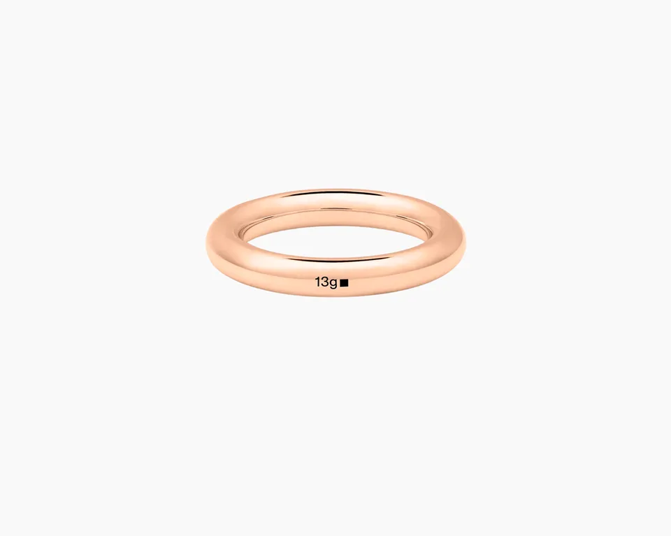 le-gramme-bague-jonc-la-13g-or-rouge-750-bague-jonc image 1