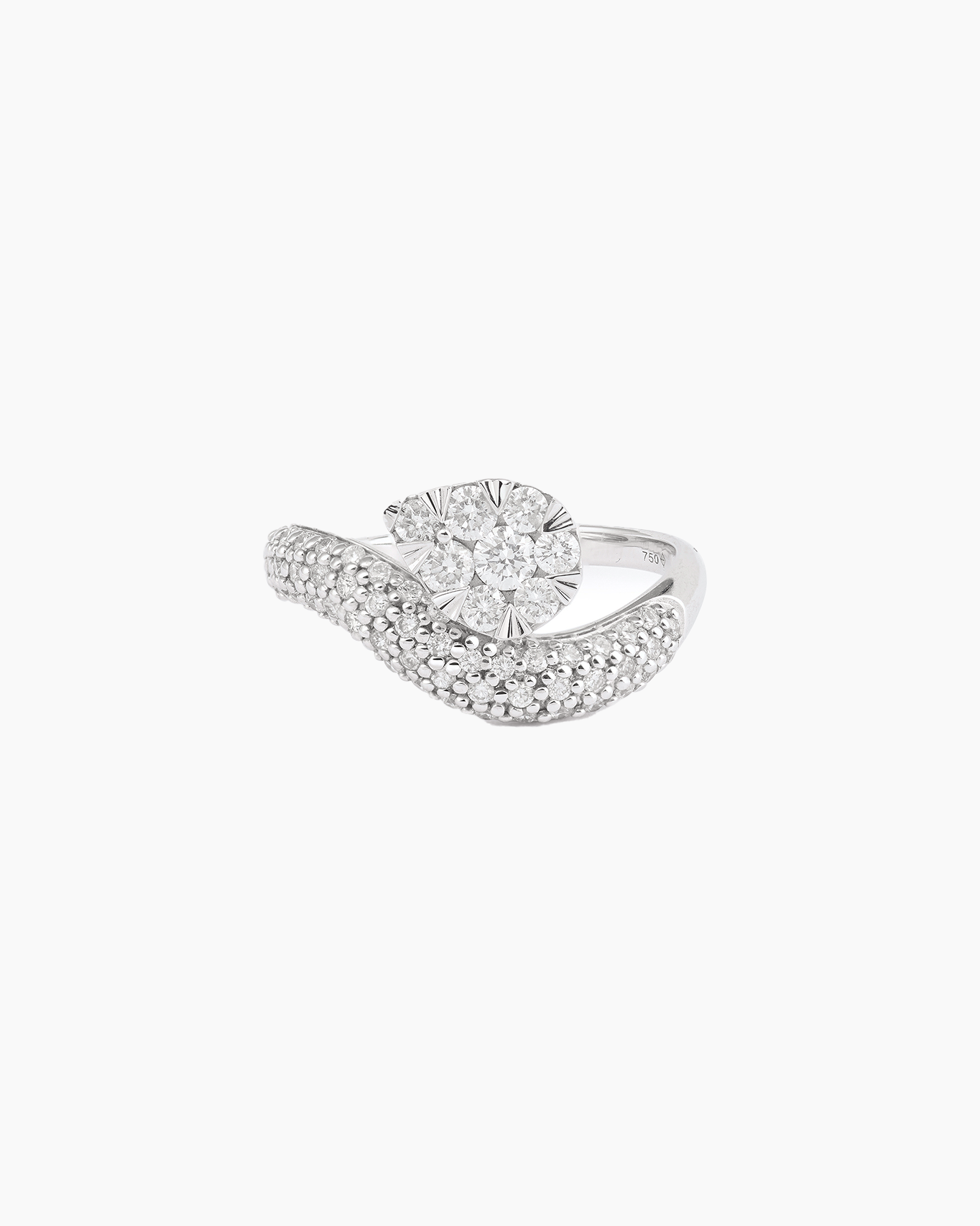 pers-e-paris-wave-floating-bague-pav-e-poire-or-18-carats image 1