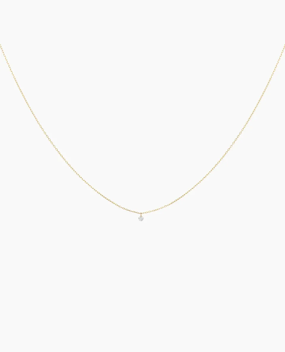 pers-e-paris-dana-mini-collier-un-diamant-or-18-carats image 1