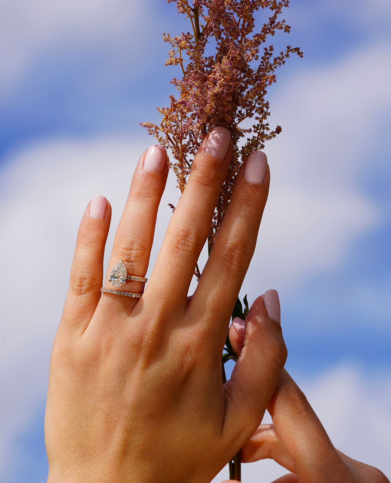 pers-e-paris-bague-solitaire-h-ra-poire-or-et-diamant-laboratoire-poire image 2